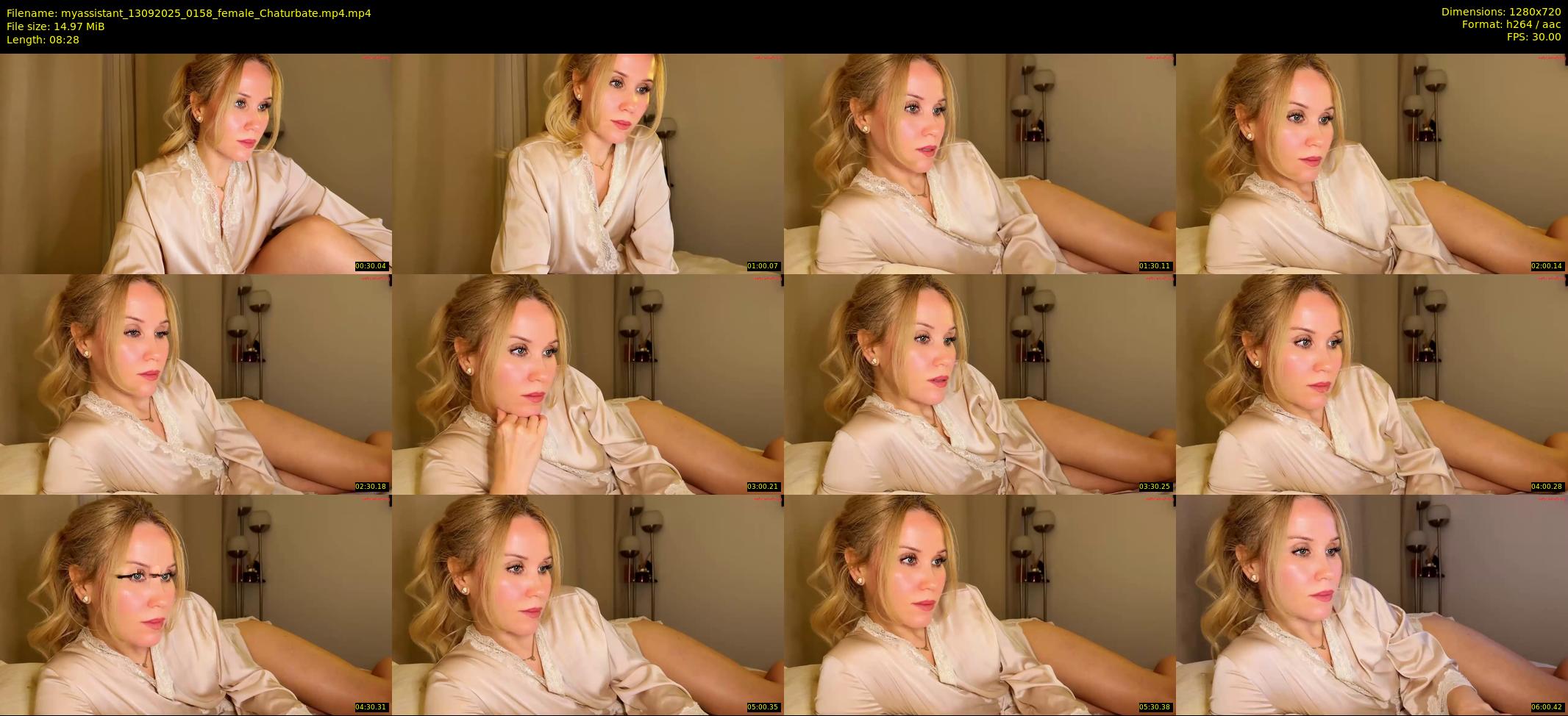 myassistant — 9 minute Chaturbate female cam show recording, 720p, Sep 13, 2025