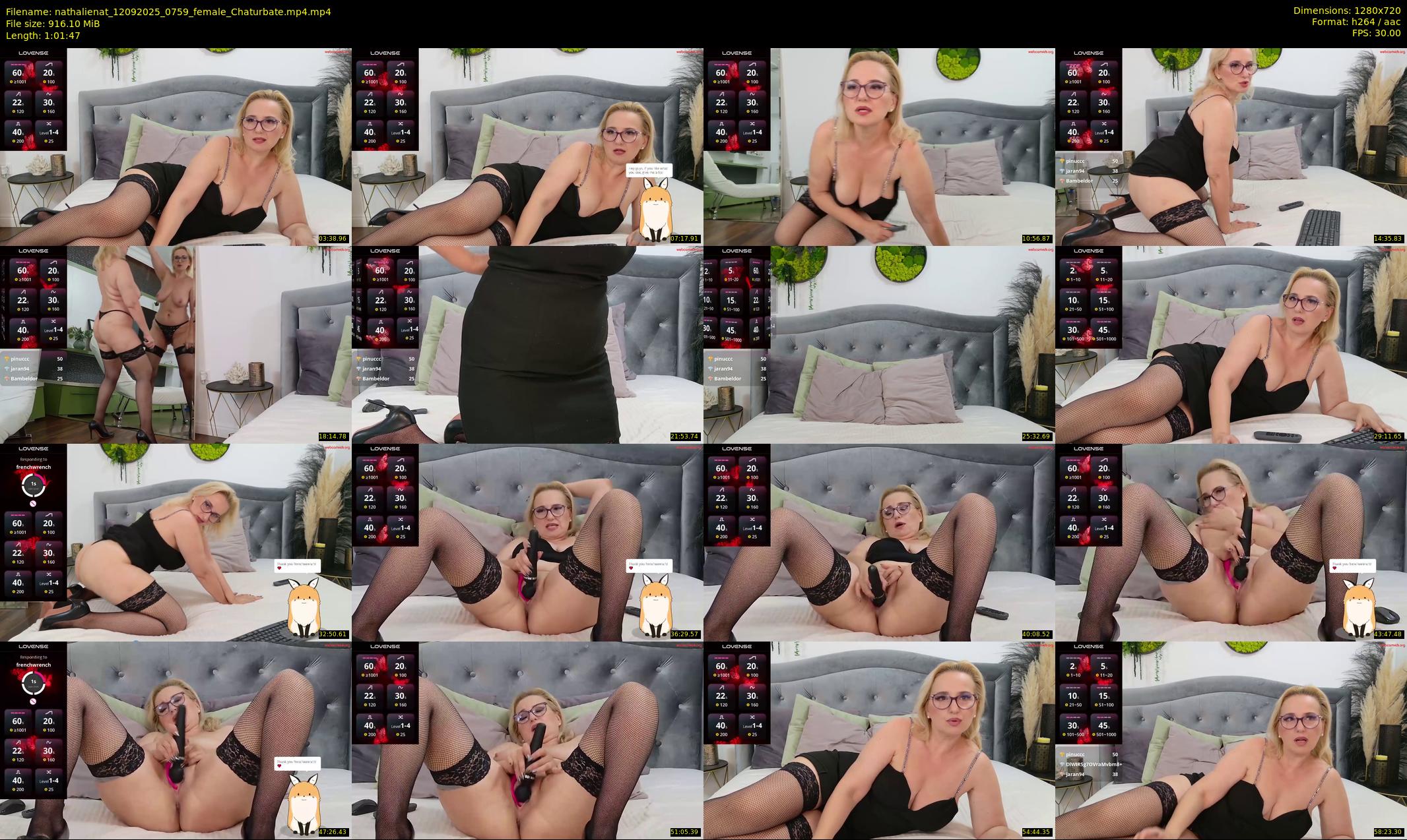 nathalienat — 62 minute Chaturbate female cam show recording, 720p, Sep 12, 2025