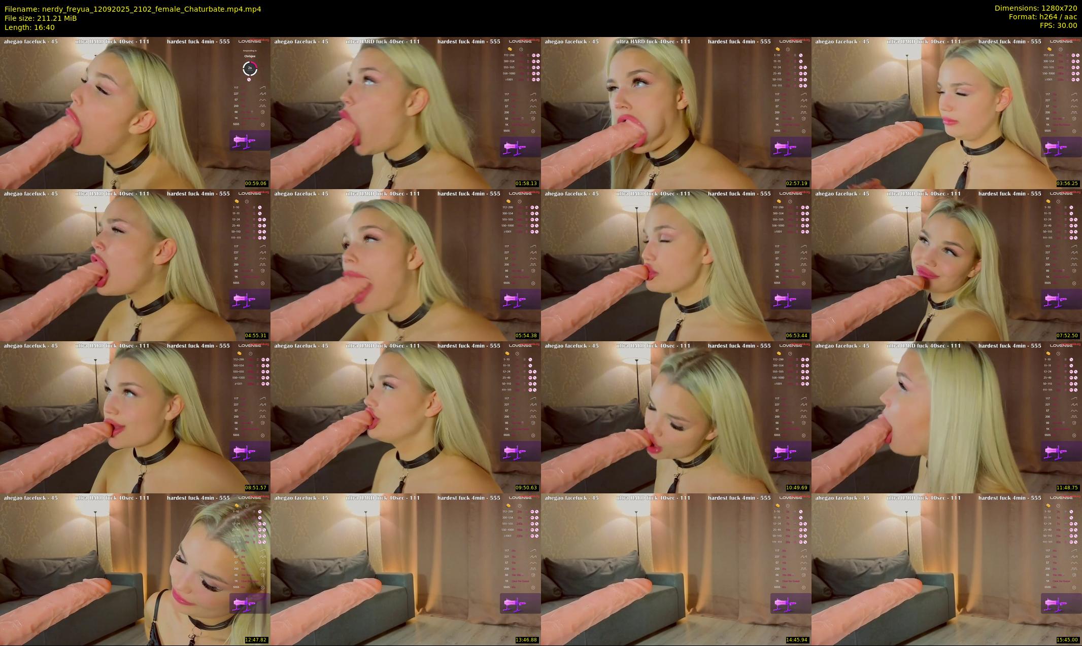 nerdy_freyua — 17 minute Chaturbate female cam show recording, 720p, Sep 12, 2025
