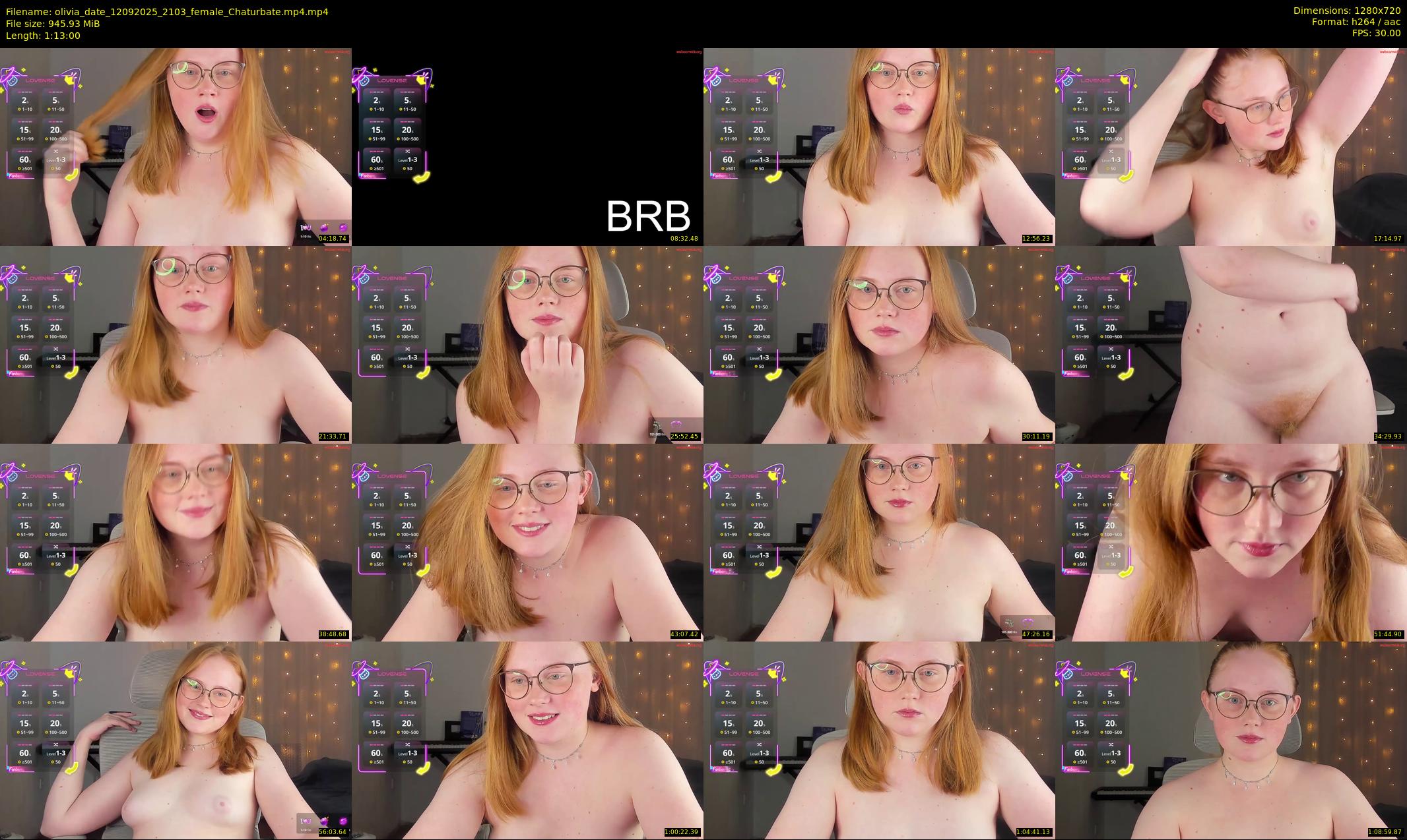 olivia_date — 73 minute Chaturbate female cam show recording, 720p, Sep 12, 2025