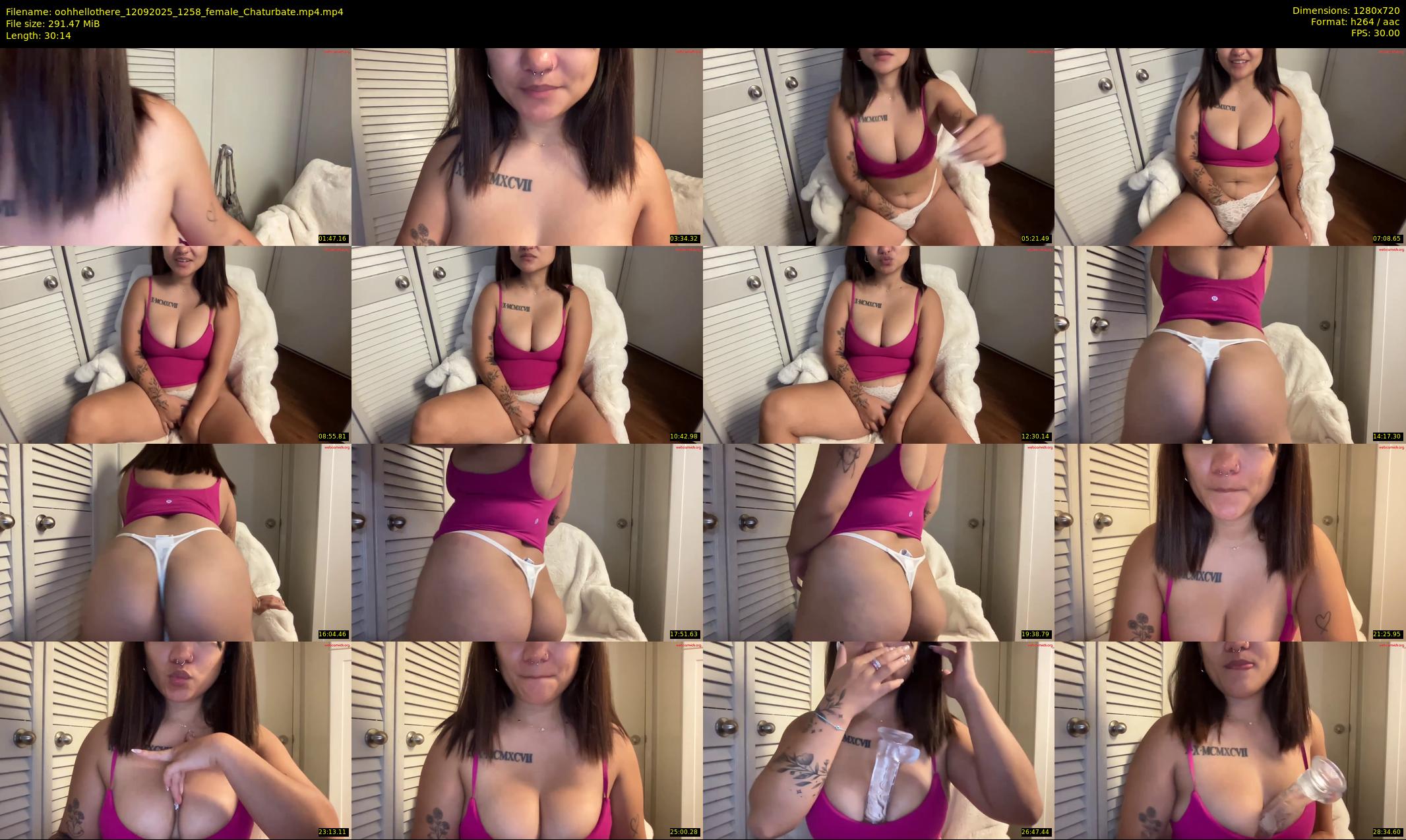 oohhellothere — 31 minute Chaturbate female cam show recording, 720p, Sep 12, 2025