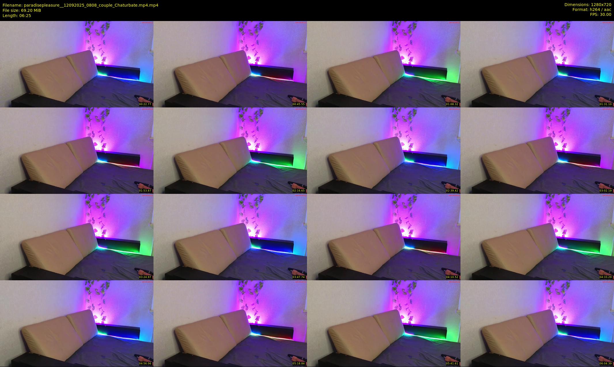 paradisepleasure_ — 7 minute Chaturbate couple cam show recording, 720p, Sep 12, 2025