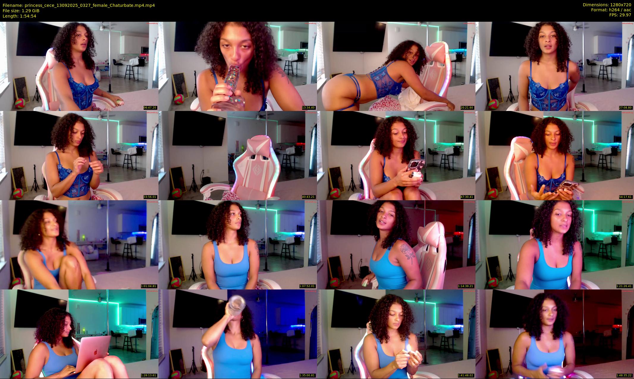 princess_cece — 115 minute Chaturbate female cam show recording, 720p, Sep 13, 2025