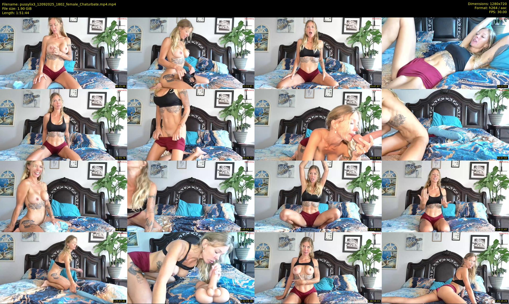 pussylix3 — 112 minute Chaturbate female cam show recording, 720p, Sep 12, 2025
