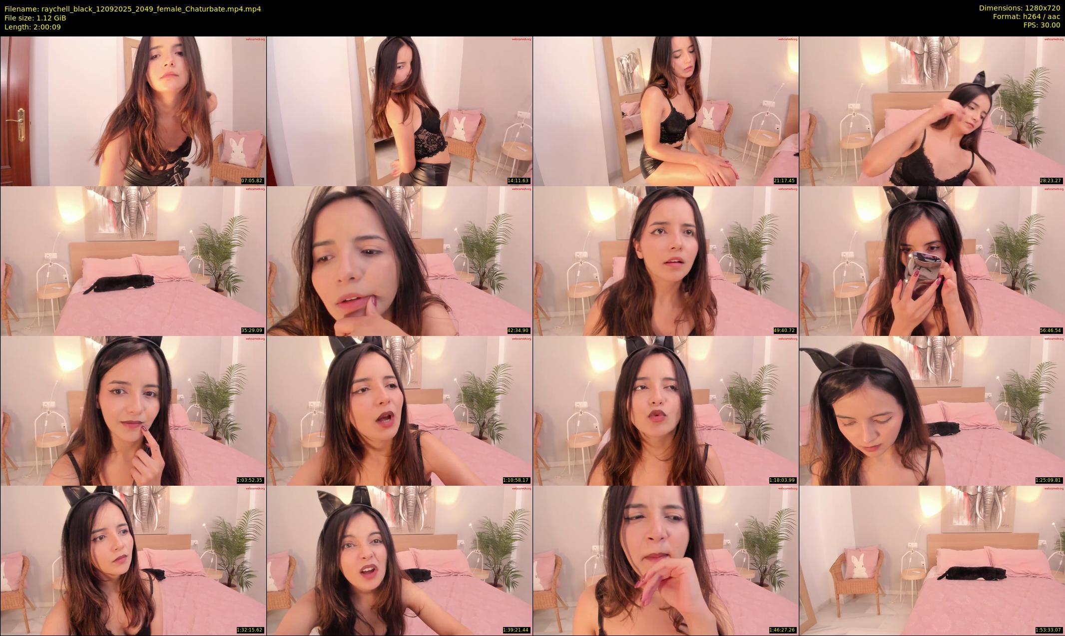 raychell_black — 121 minute Chaturbate female cam show recording, 720p, Sep 12, 2025
