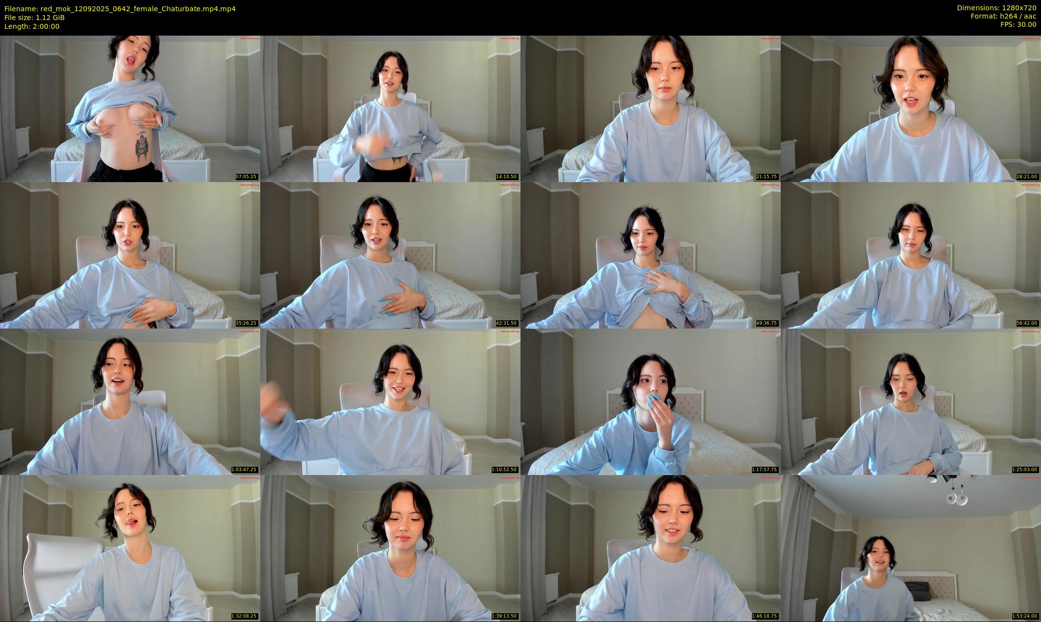 red_mok — 120 minute Chaturbate female cam show recording, 720p, Sep 12, 2025
