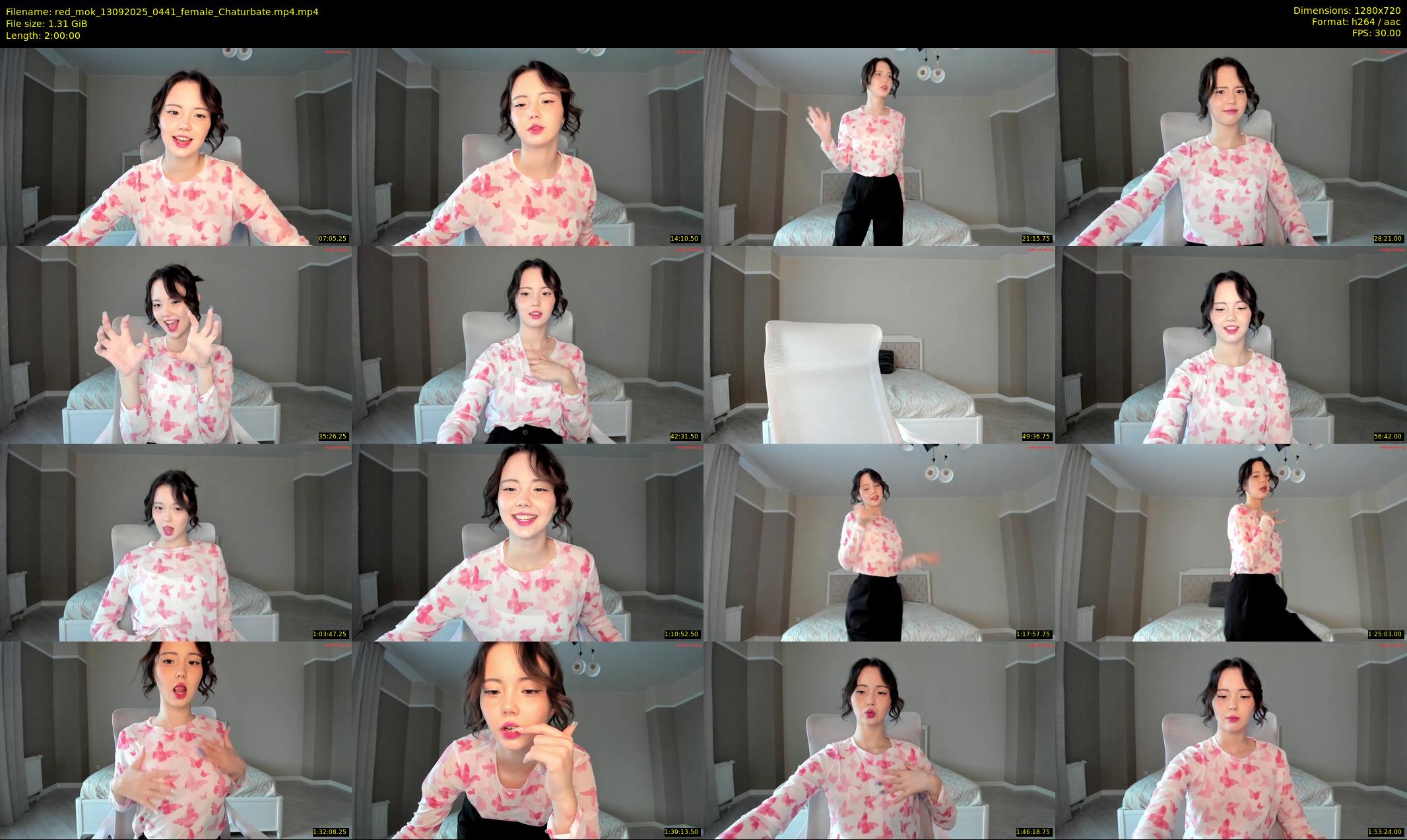 red_mok — 120 minute Chaturbate female cam show recording, 720p, Sep 13, 2025