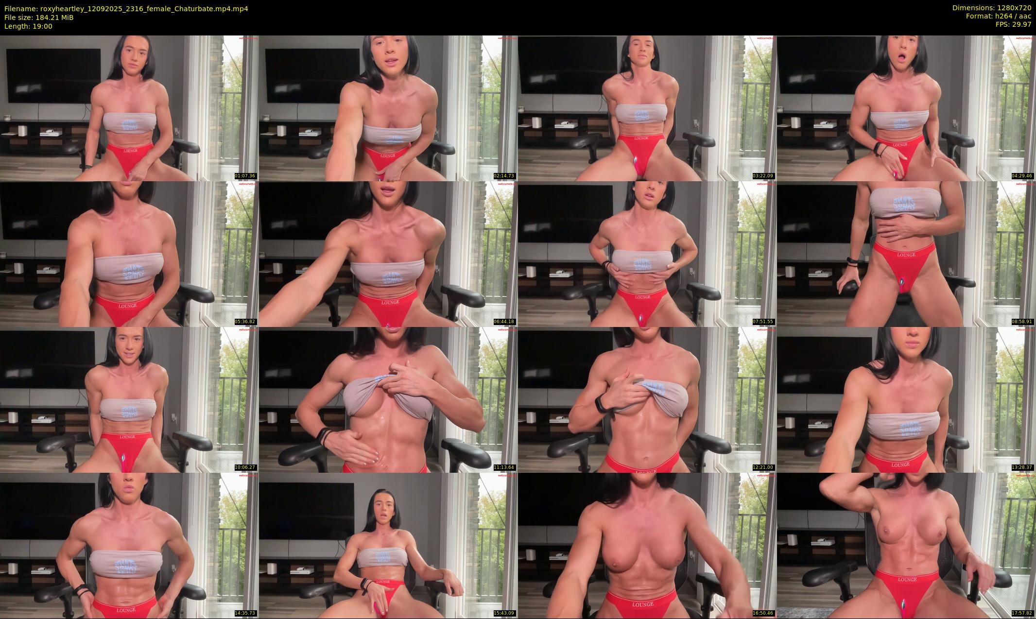 roxyheartley — 19 minute Chaturbate female cam show recording, 720p, Sep 12, 2025