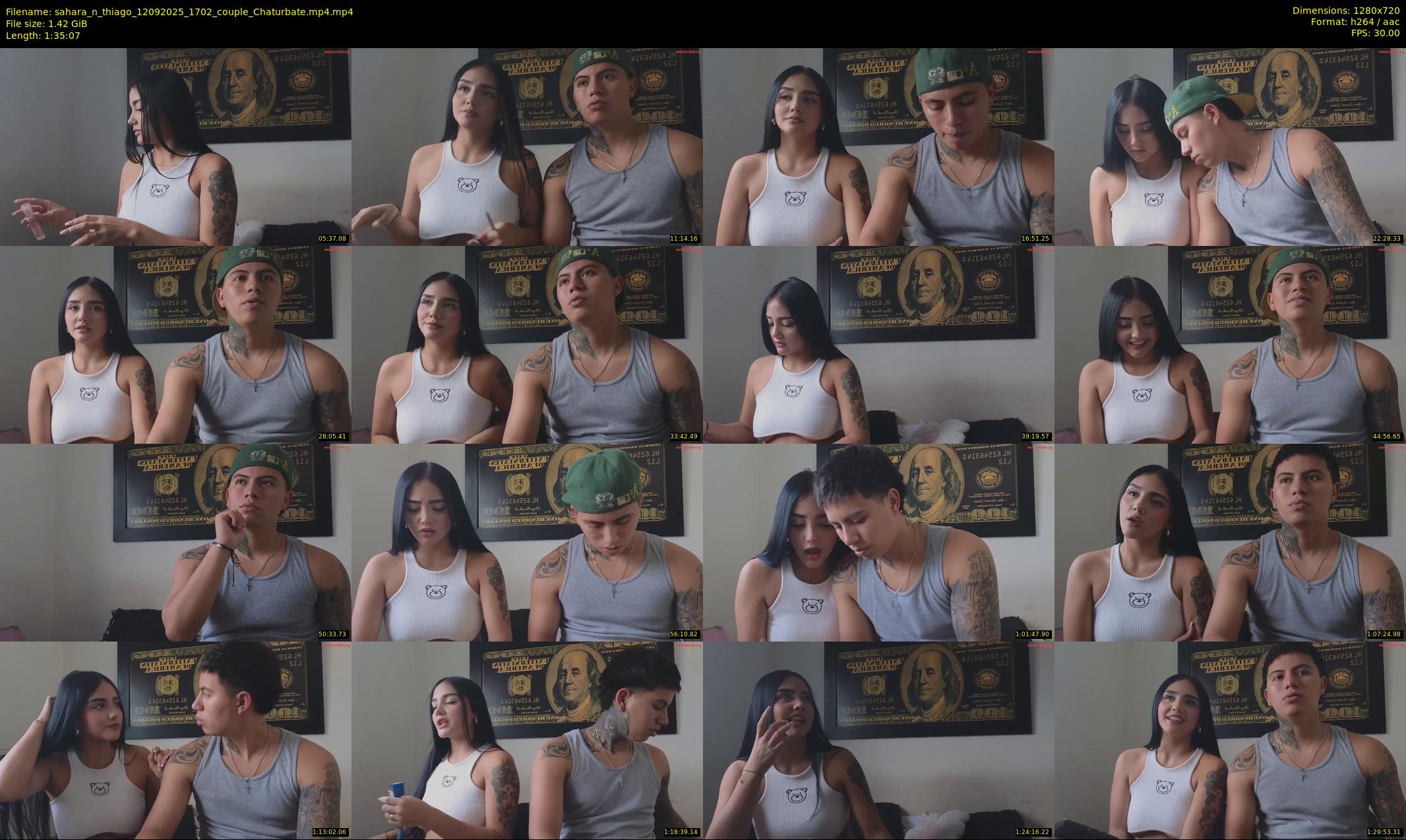 sahara_n_thiago — 96 minute Chaturbate couple cam show recording, 720p, Sep 12, 2025