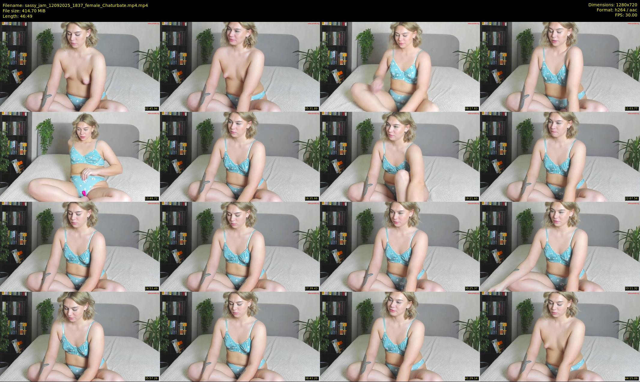 sassy_jam — 47 minute Chaturbate female cam show recording, 720p, Sep 12, 2025