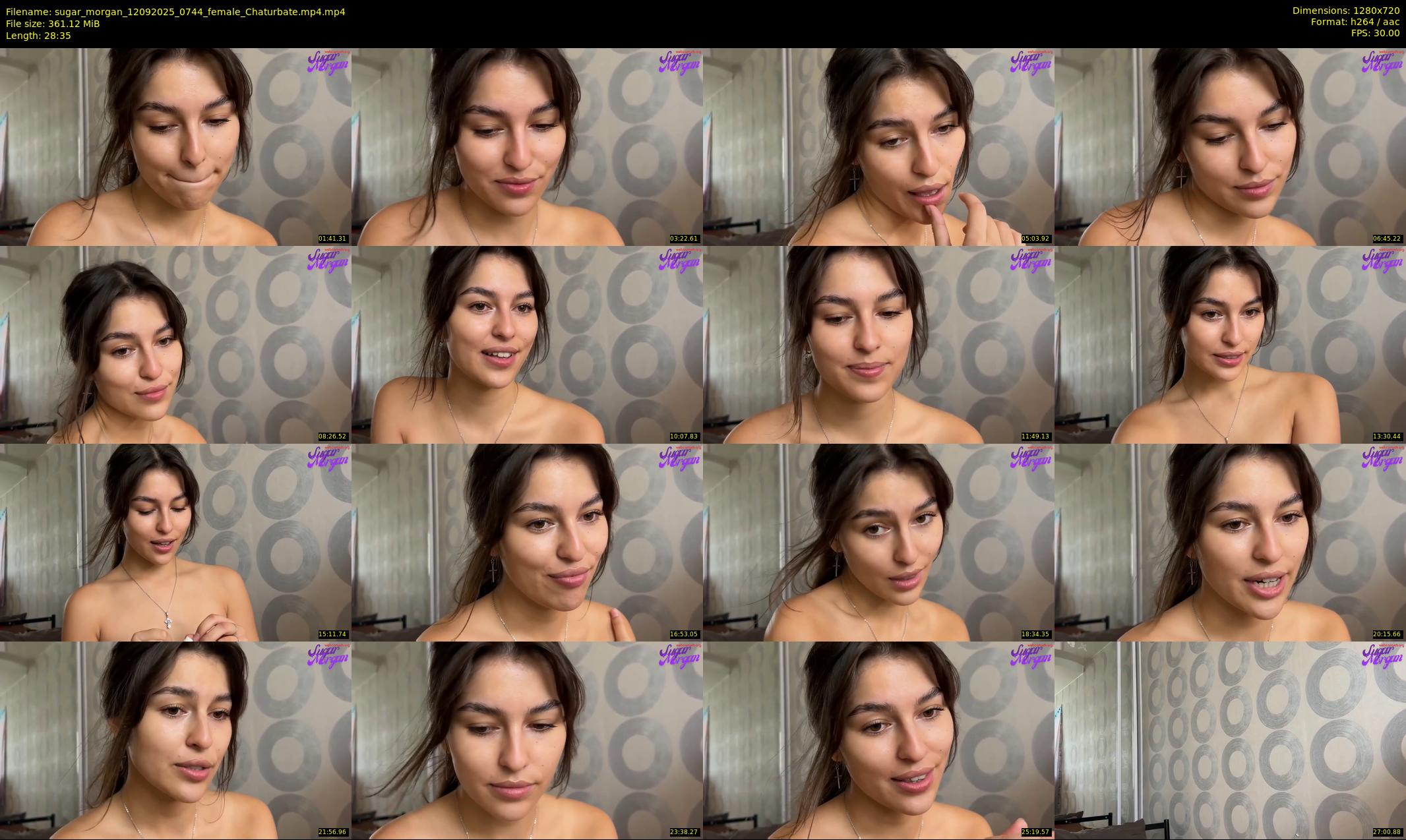 sugar_morgan — 29 minute Chaturbate female cam show recording, 720p, Sep 12, 2025