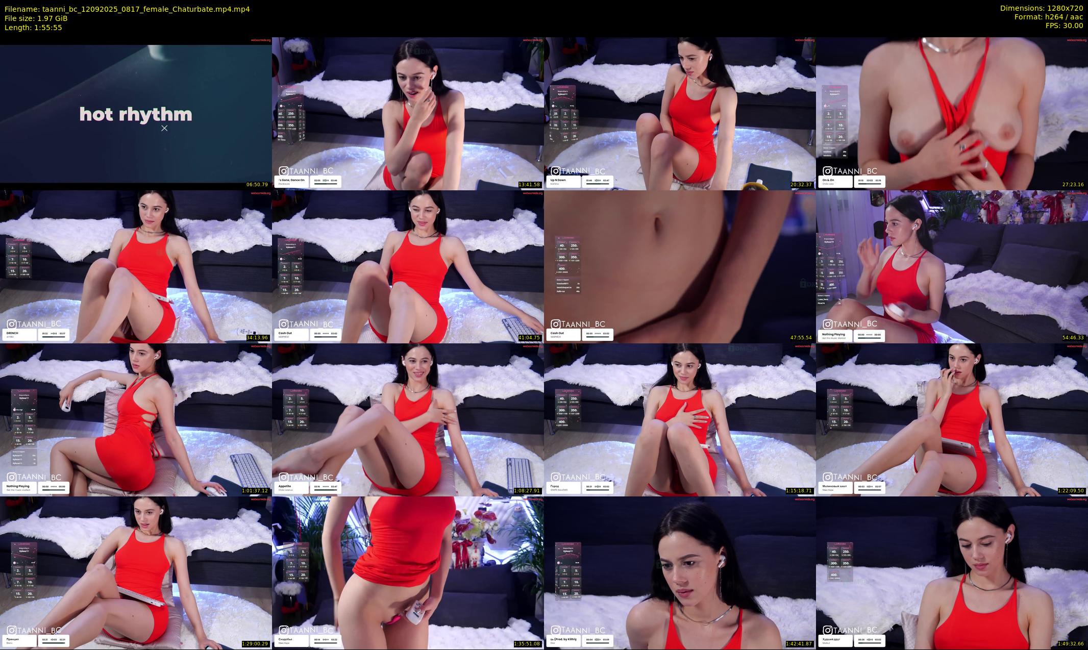 taanni_bc — 116 minute Chaturbate female cam show recording, 720p, Sep 12, 2025