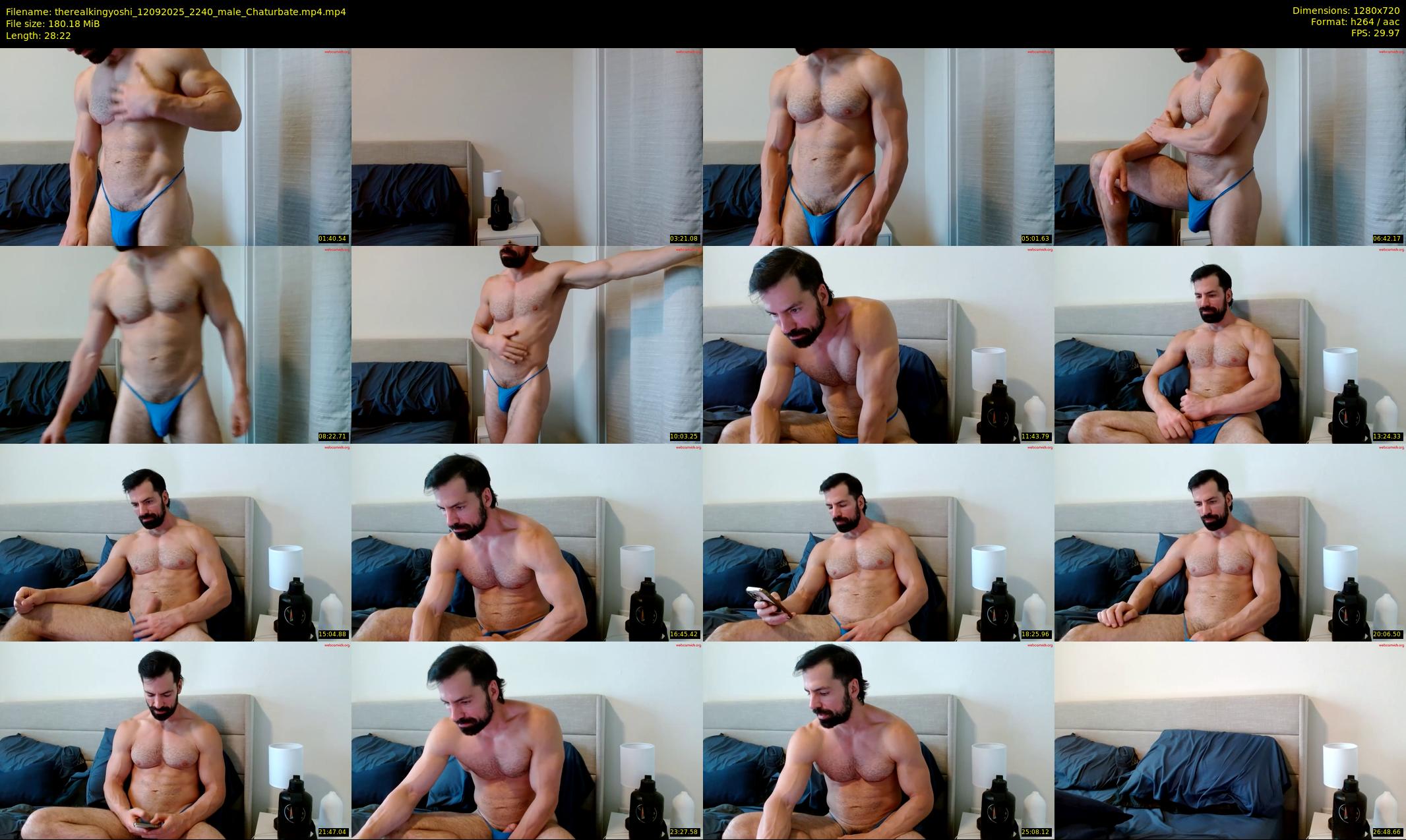 therealkingyoshi — 29 minute Chaturbate male cam show recording, 720p, Sep 12, 2025
