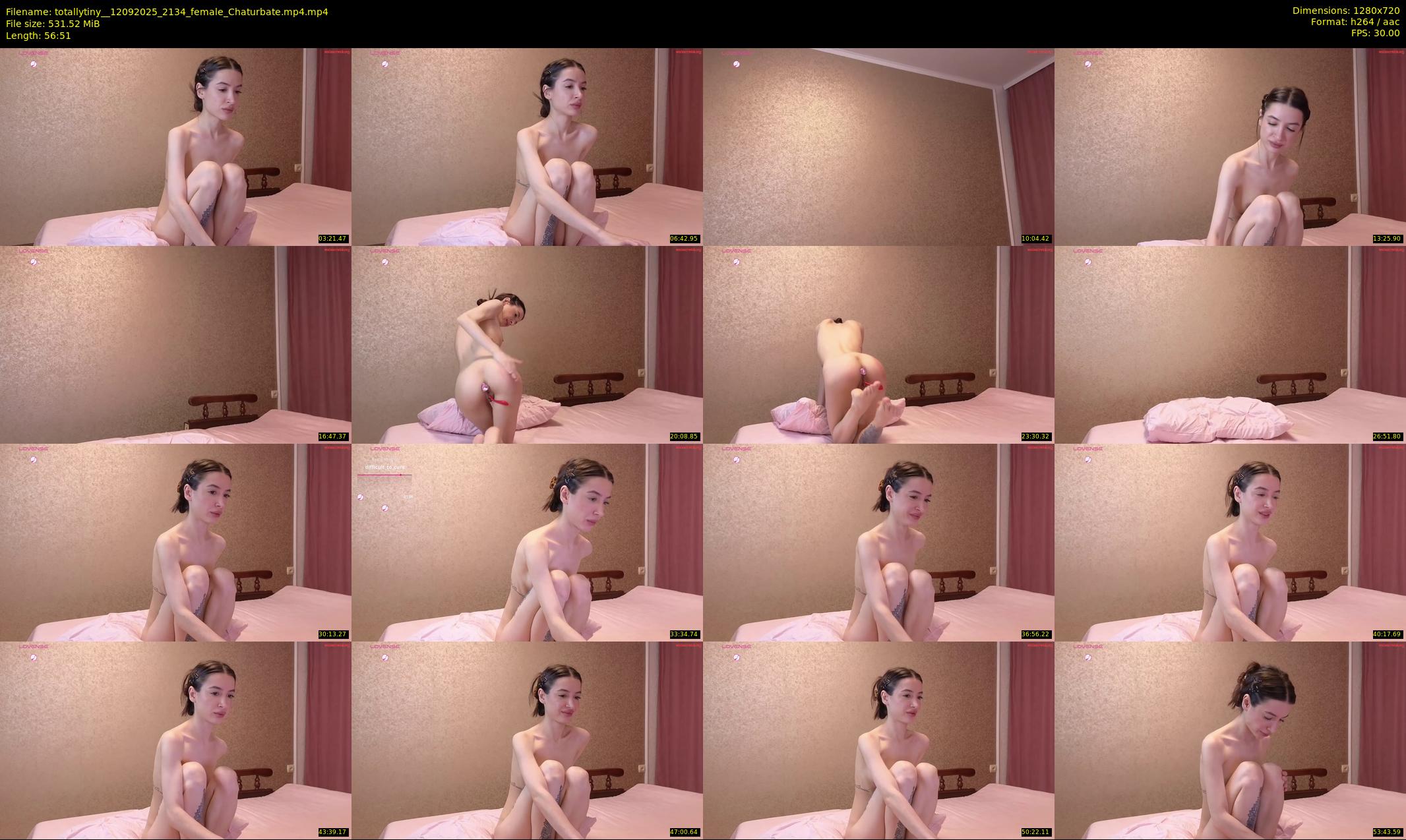 totallytiny_ — 57 minute Chaturbate female cam show recording, 720p, Sep 12, 2025