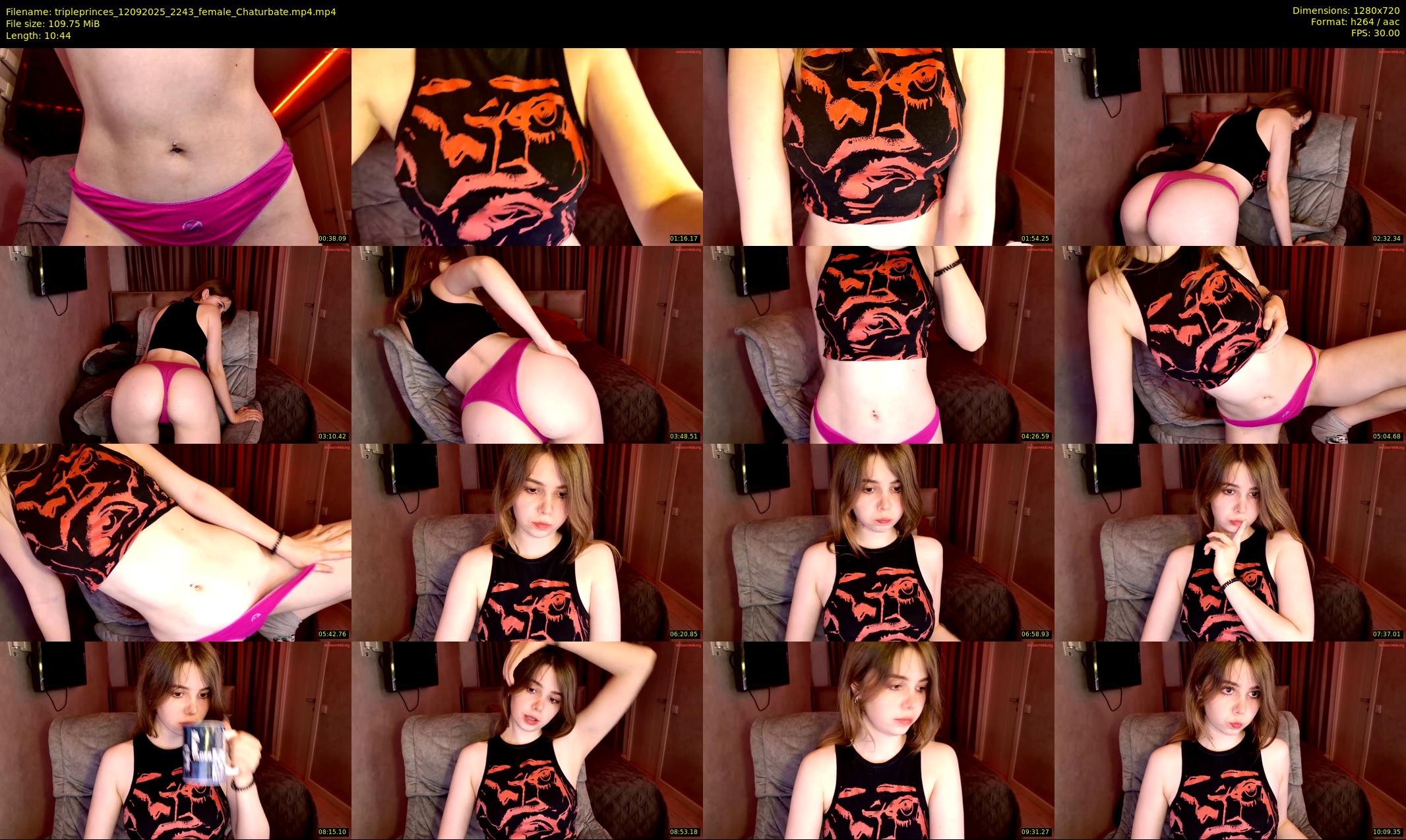 tripleprinces — 11 minute Chaturbate female cam show recording, 720p, Sep 12, 2025