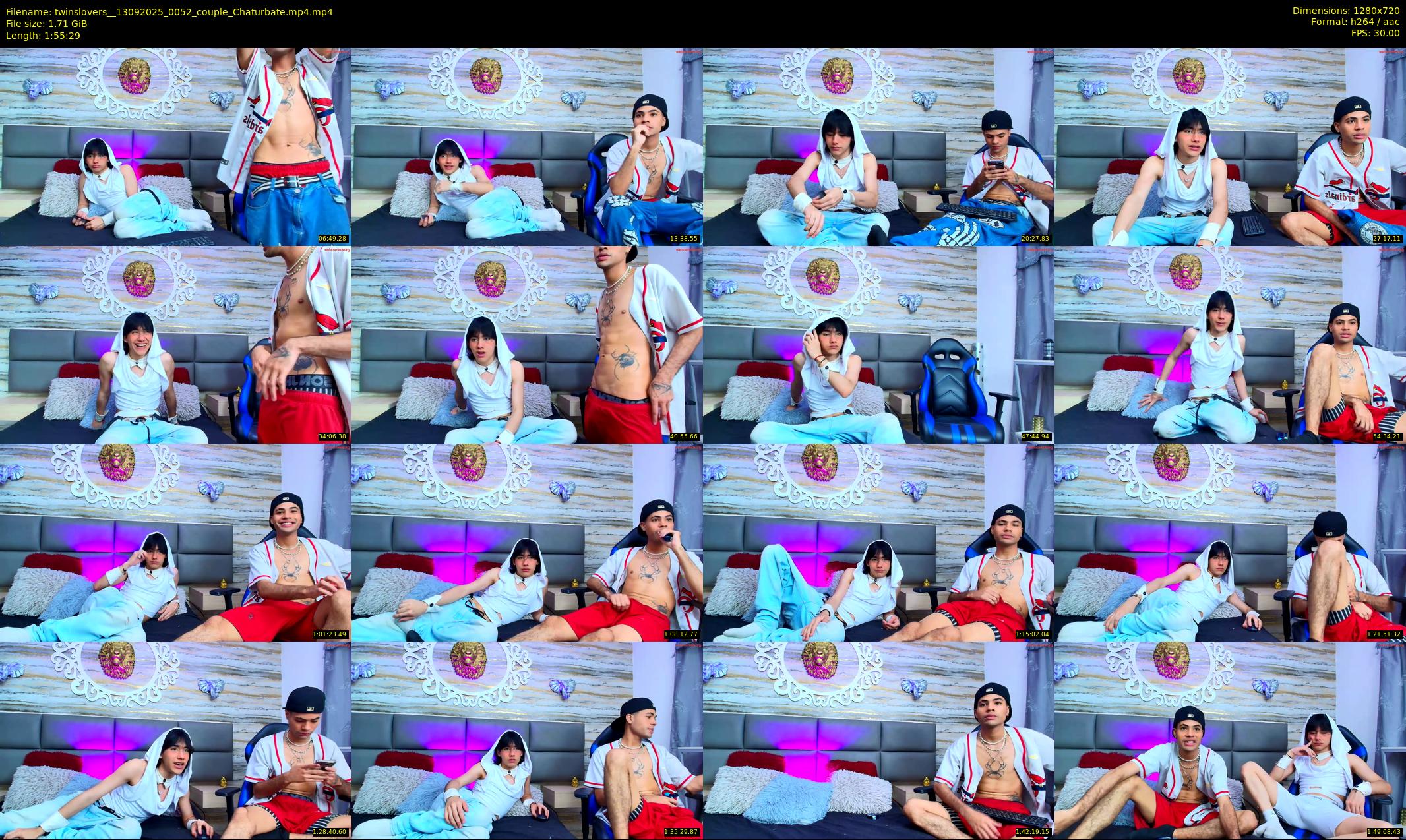 twinslovers_ — 116 minute Chaturbate couple cam show recording, 720p, Sep 13, 2025