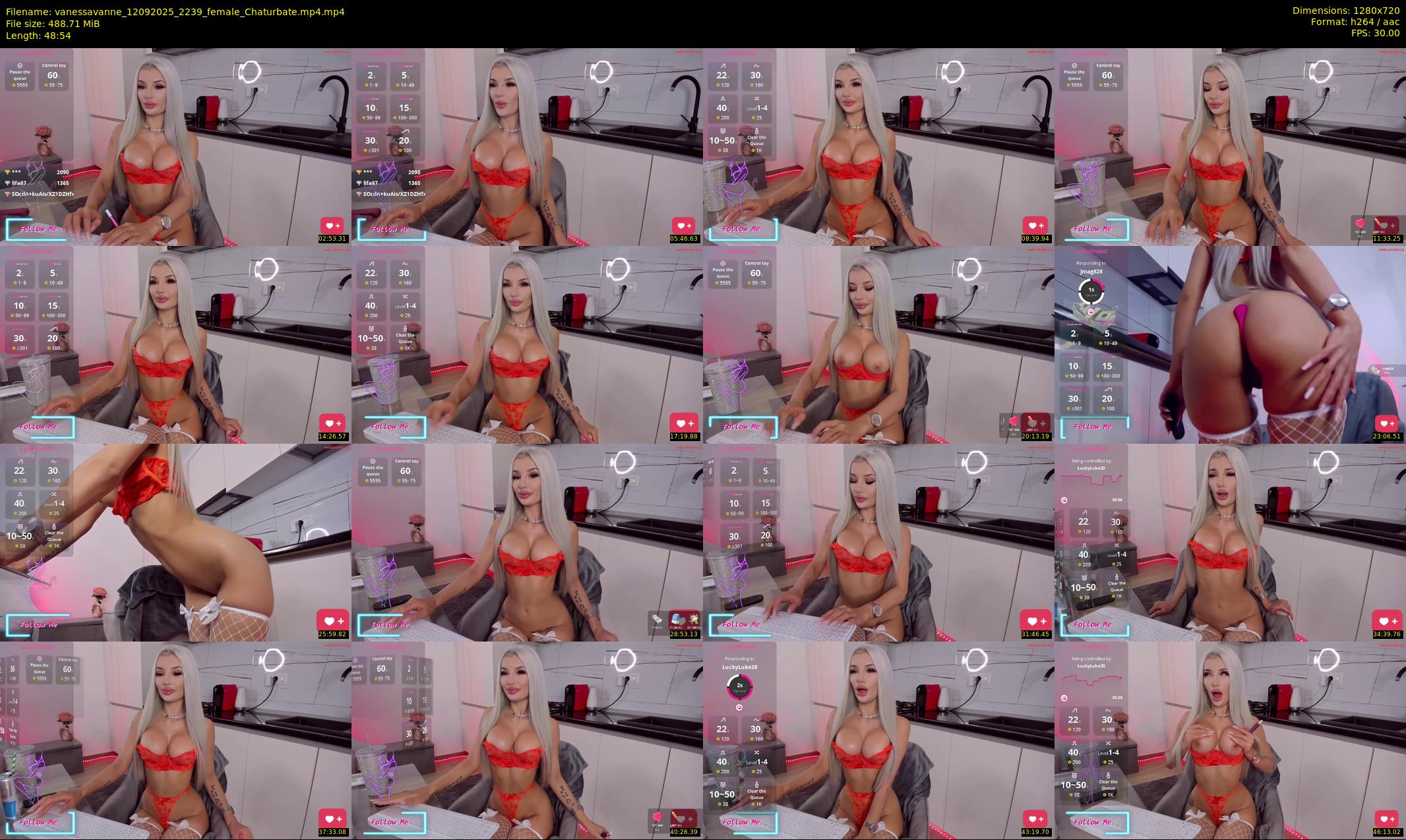 vanessavanne — 49 minute Chaturbate female cam show recording, 720p, Sep 12, 2025