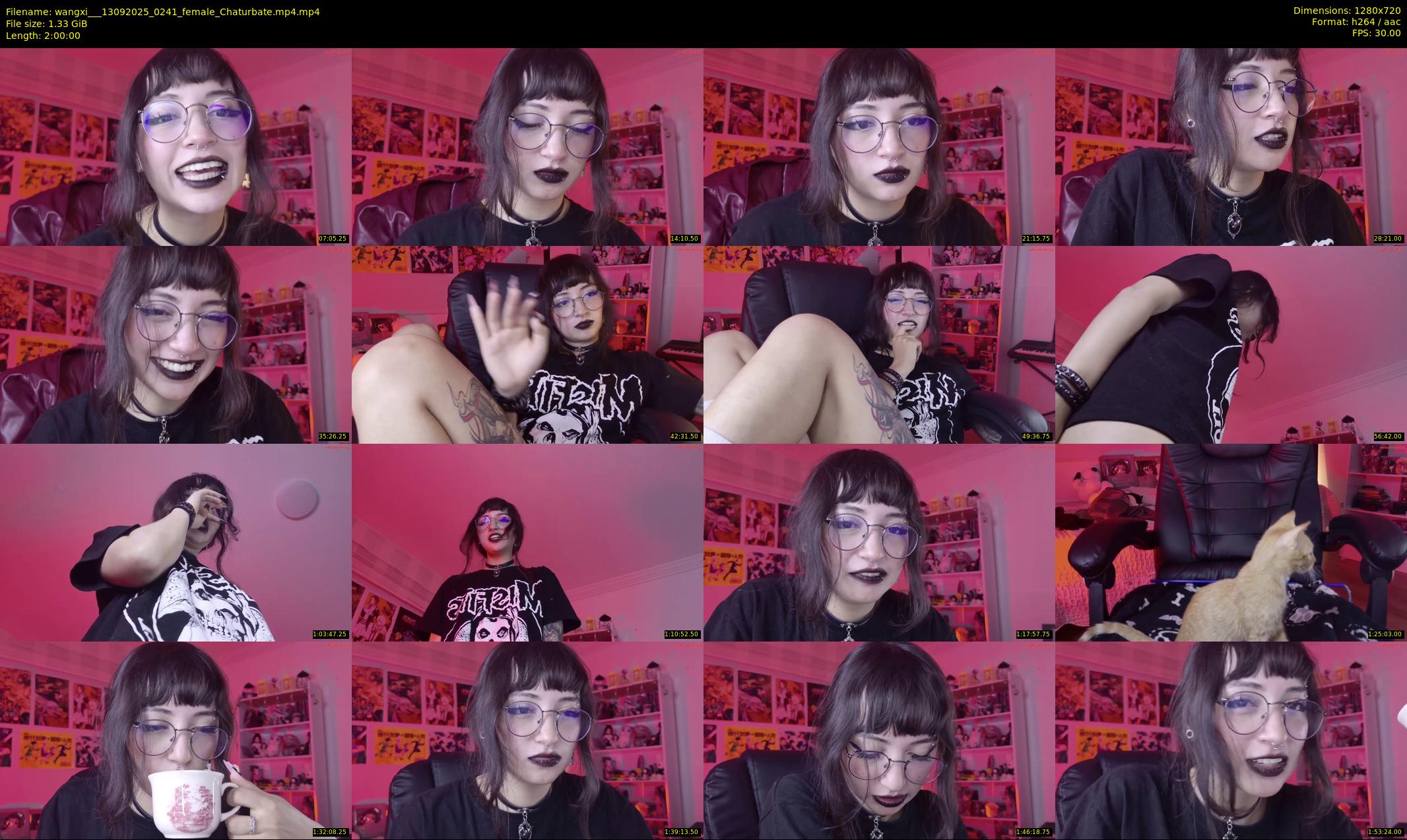 wangxi__ — 120 minute Chaturbate female cam show recording, 720p, Sep 13, 2025