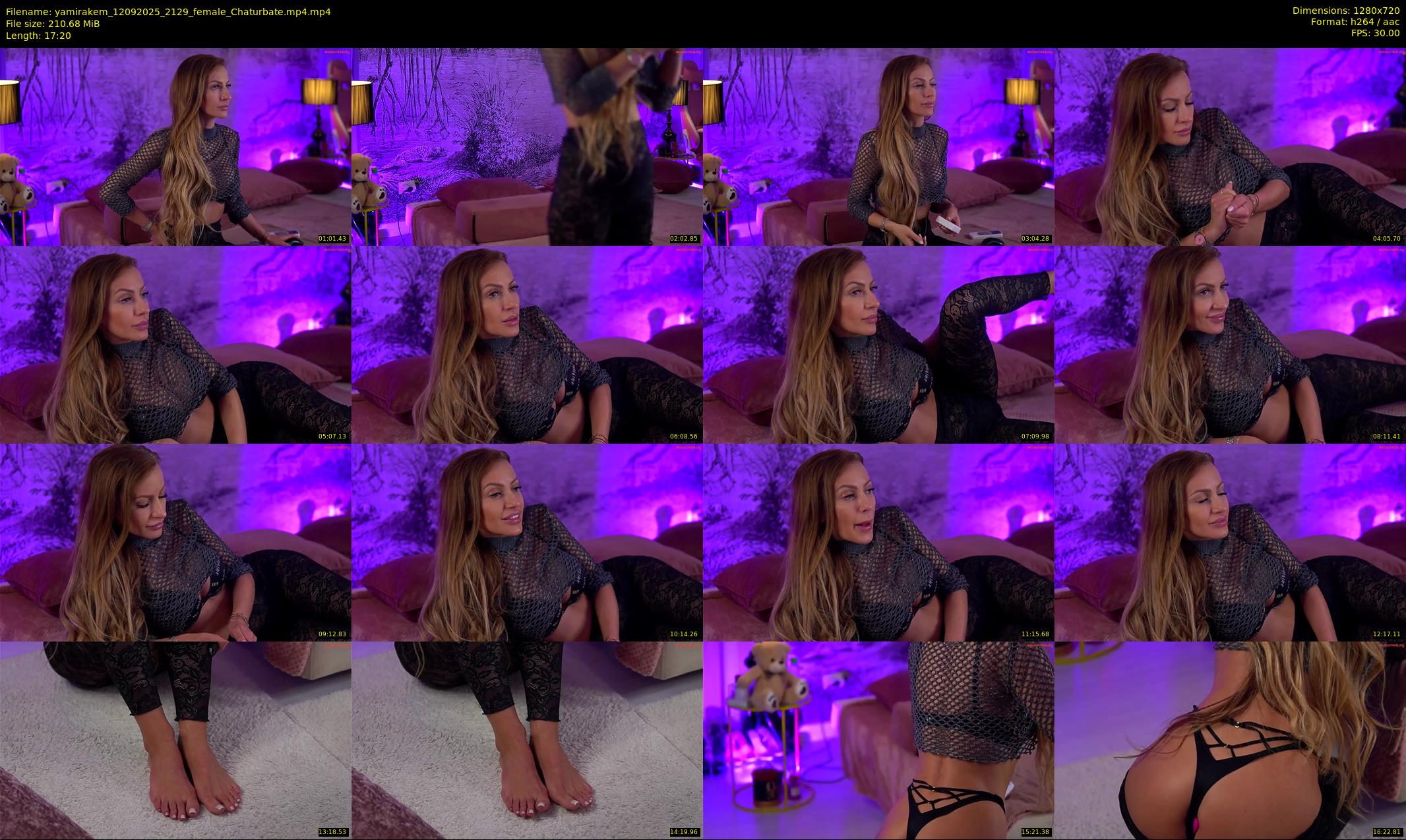yamirakem — 18 minute Chaturbate female cam show recording, 720p, Sep 12, 2025
