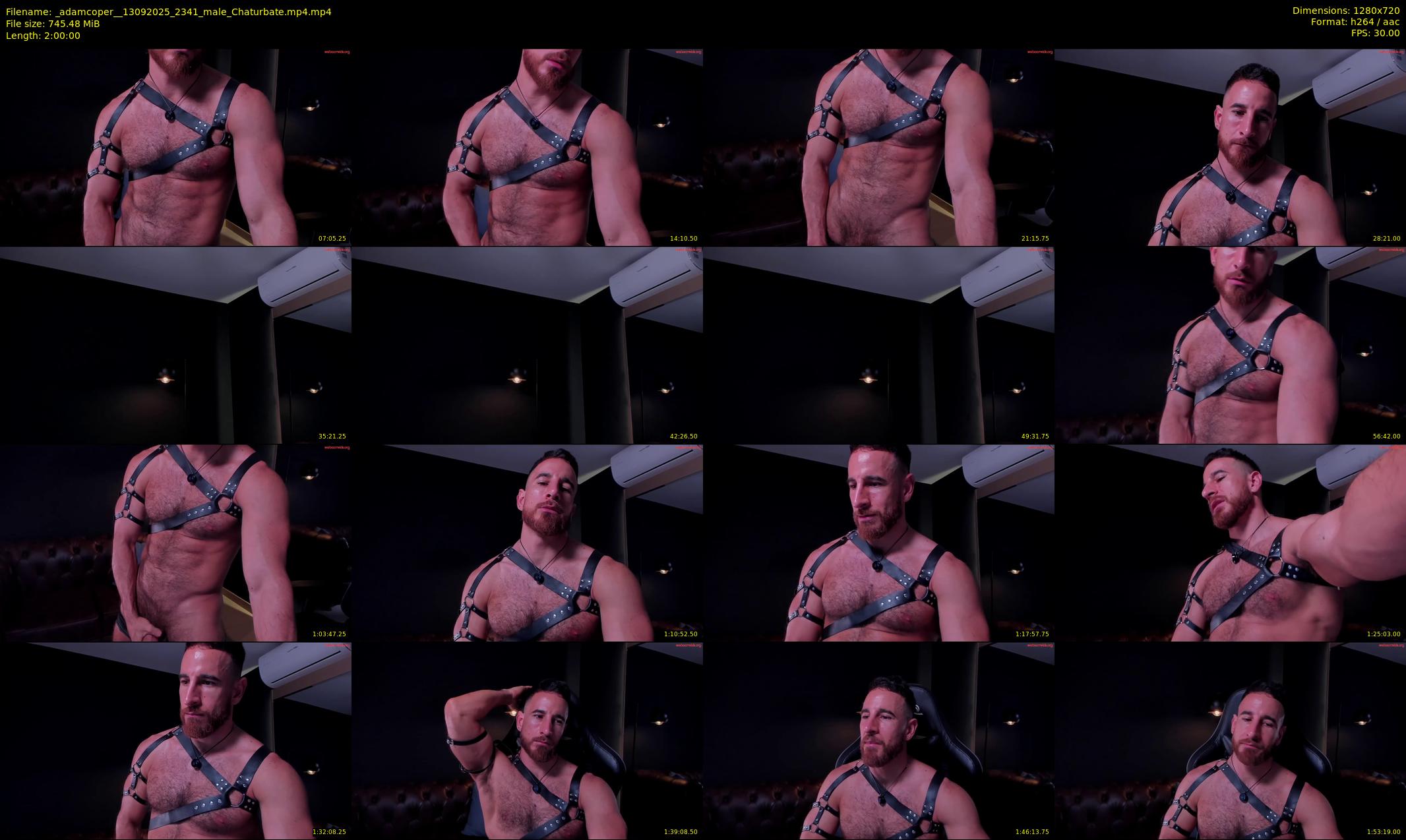 _adamcoper_ — 120 minute Chaturbate male cam show recording, 720p, Sep 13, 2025