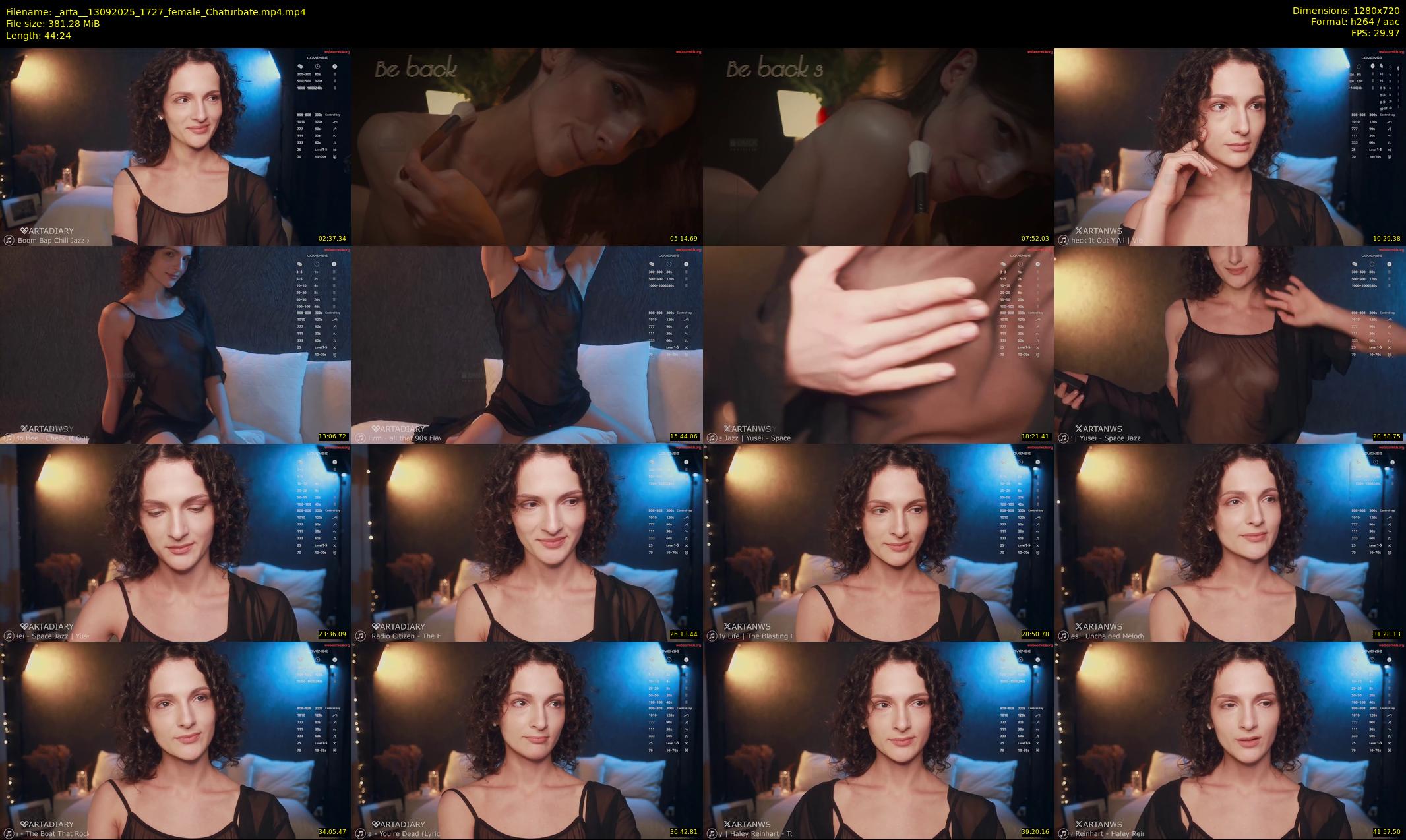 _arta_ — 45 minute Chaturbate female cam show recording, 720p, Sep 13, 2025