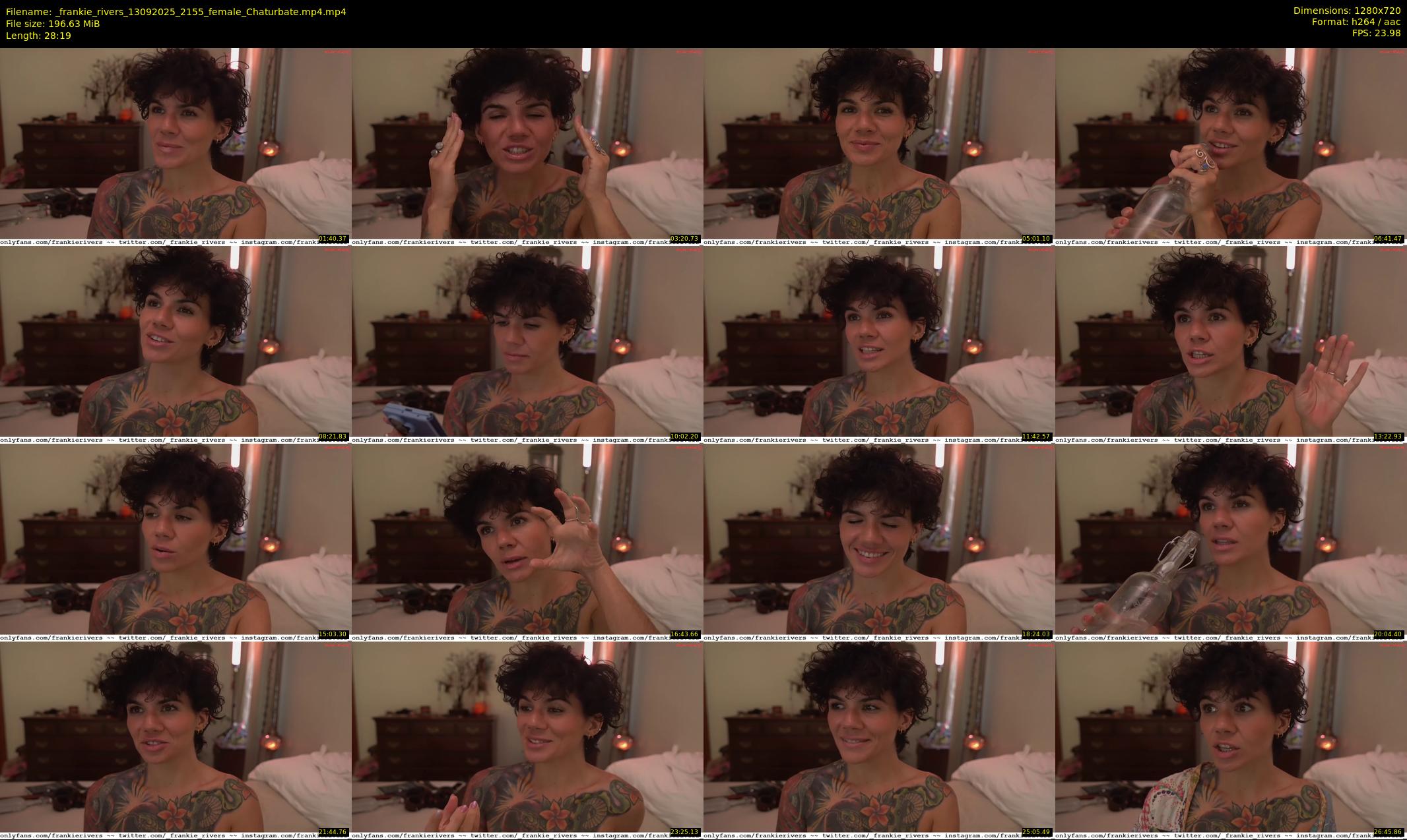 _frankie_rivers — 29 minute Chaturbate female cam show recording, 720p, Sep 13, 2025