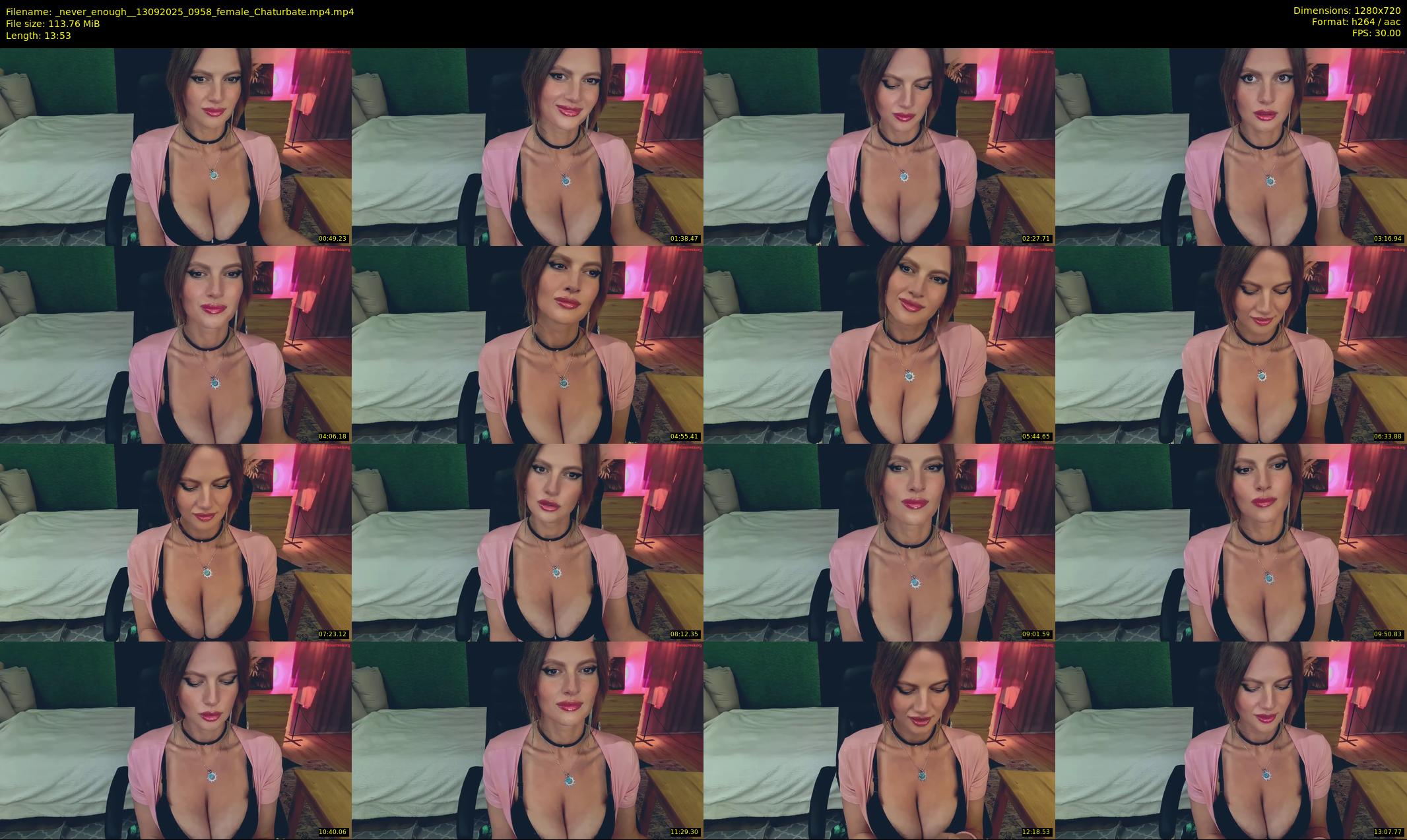 _never_enough_ — 14 minute Chaturbate female cam show recording, 720p, Sep 13, 2025