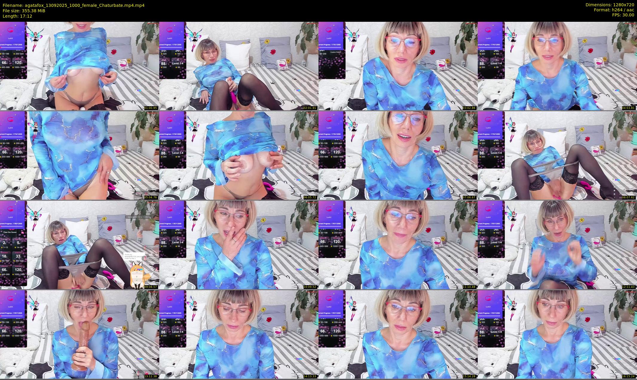 agatafox — 18 minute Chaturbate female cam show recording, 720p, Sep 13, 2025