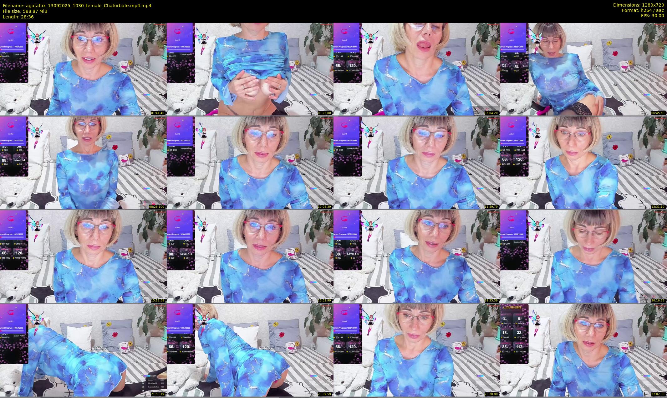 agatafox — 29 minute Chaturbate female cam show recording, 720p, Sep 13, 2025