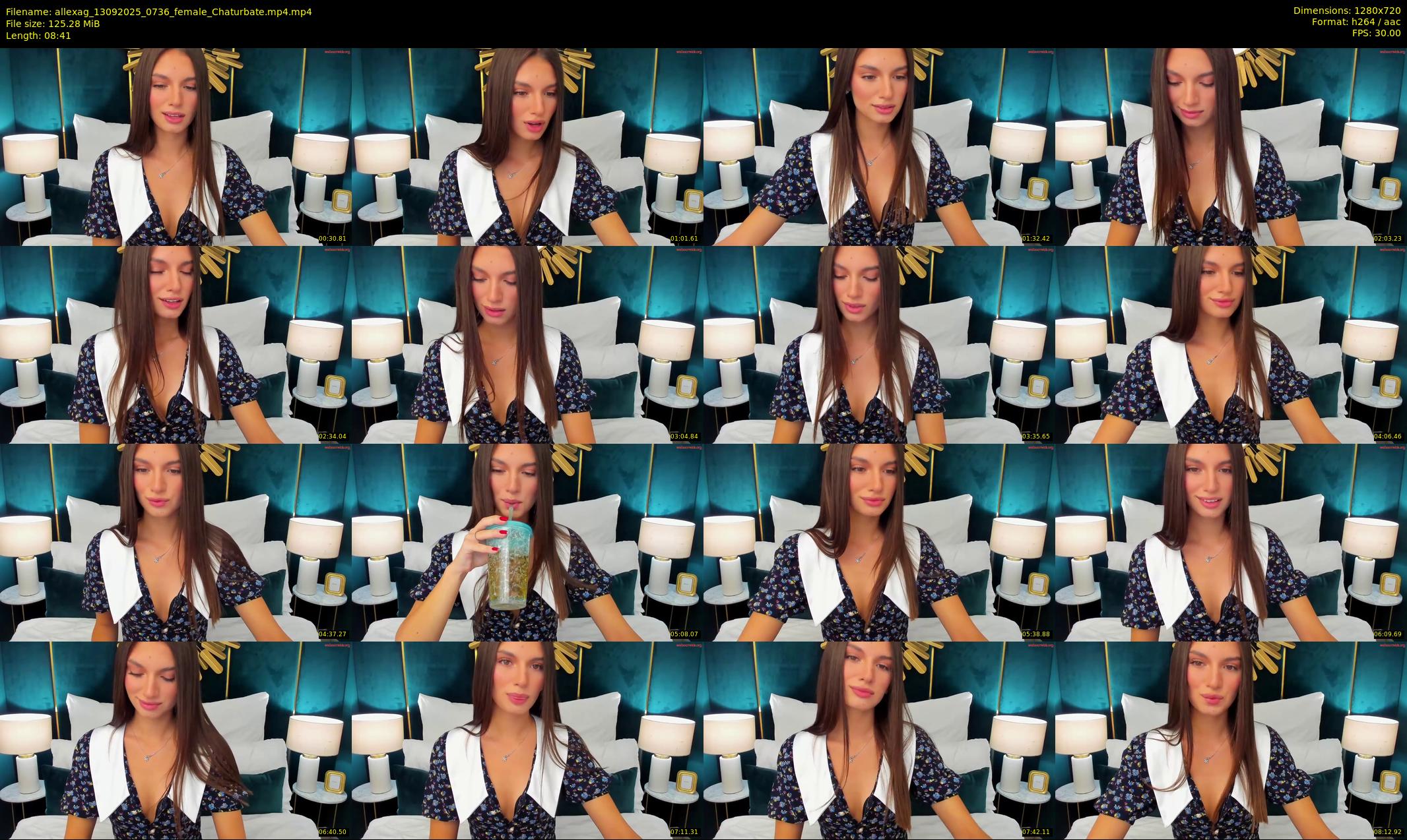 allexag — 9 minute Chaturbate female cam show recording, 720p, Sep 13, 2025