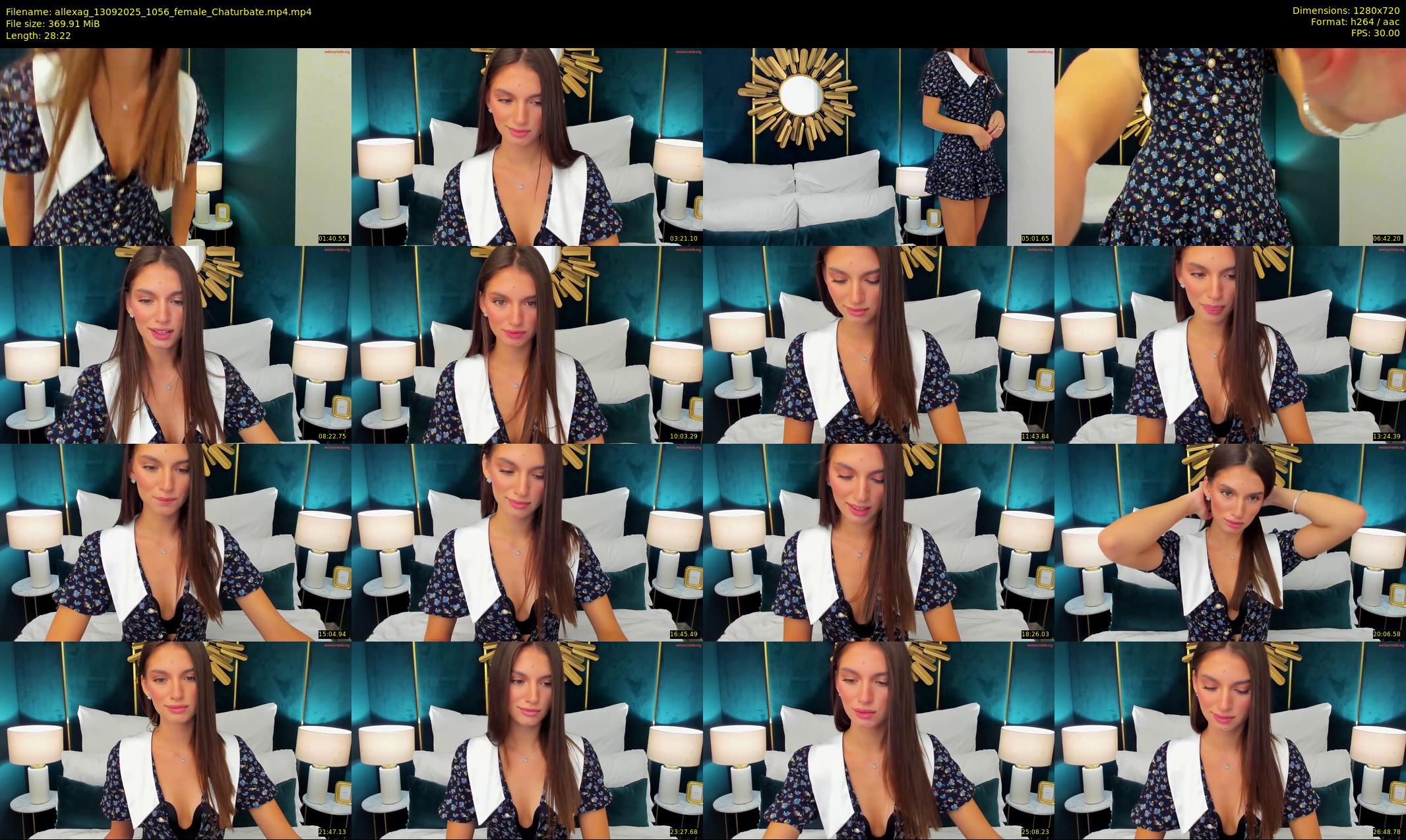 allexag — 29 minute Chaturbate female cam show recording, 720p, Sep 13, 2025