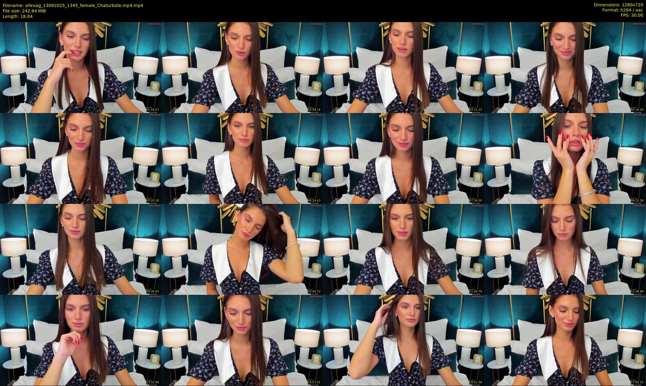 allexag — 19 minute Chaturbate female cam show recording, 720p, Sep 13, 2025