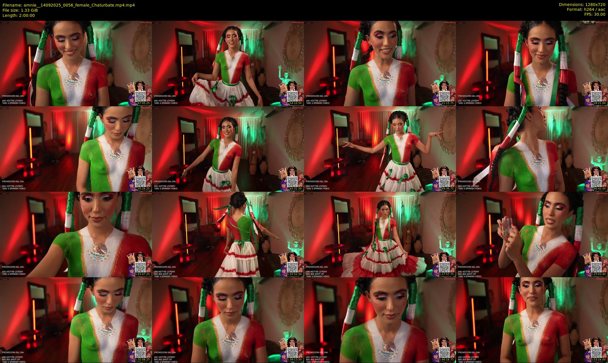 amnie_ — 120 minute Chaturbate female cam show recording, 720p, Sep 14, 2025