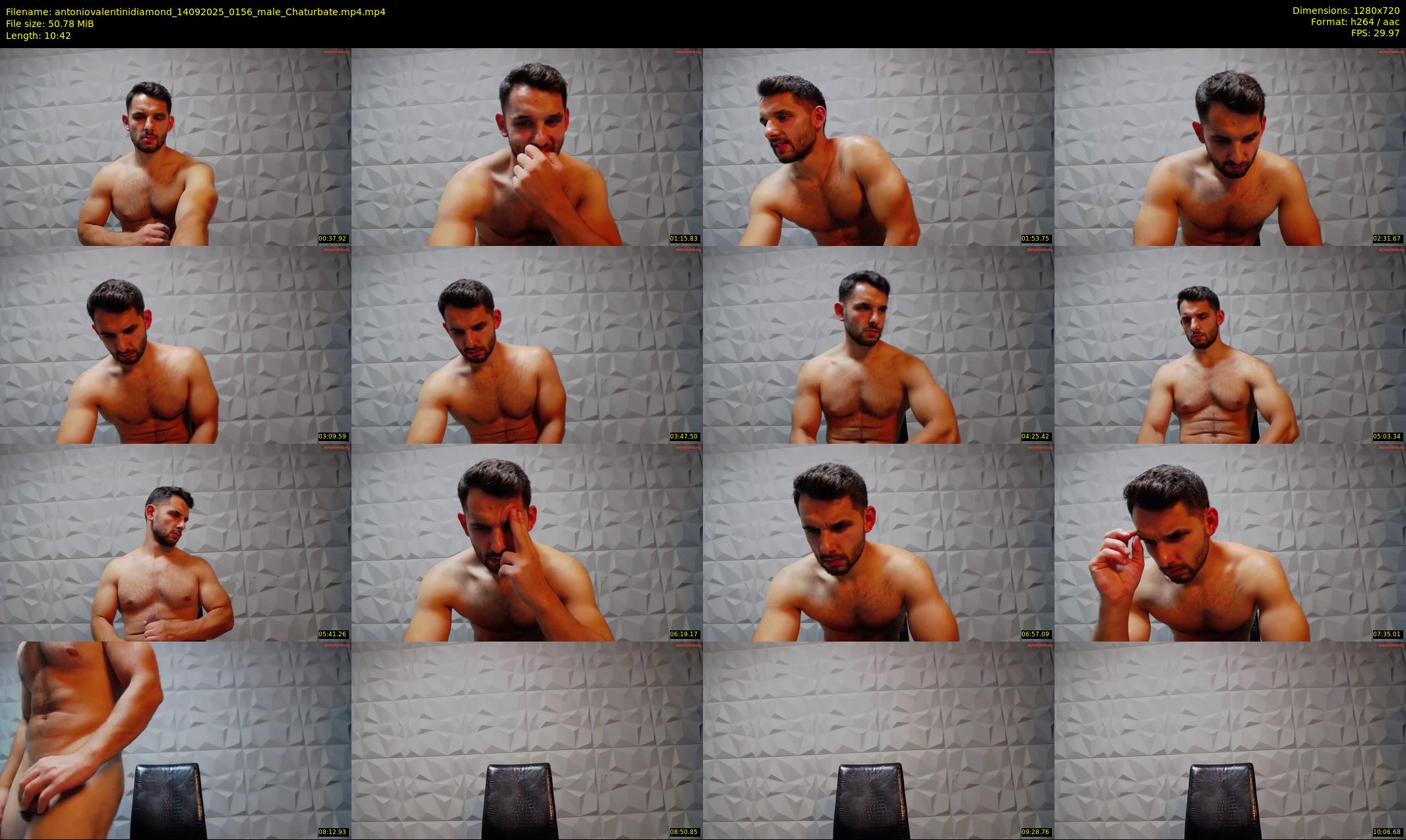 antoniovalentinidiamond — 11 minute Chaturbate male cam show recording, 720p, Sep 14, 2025
