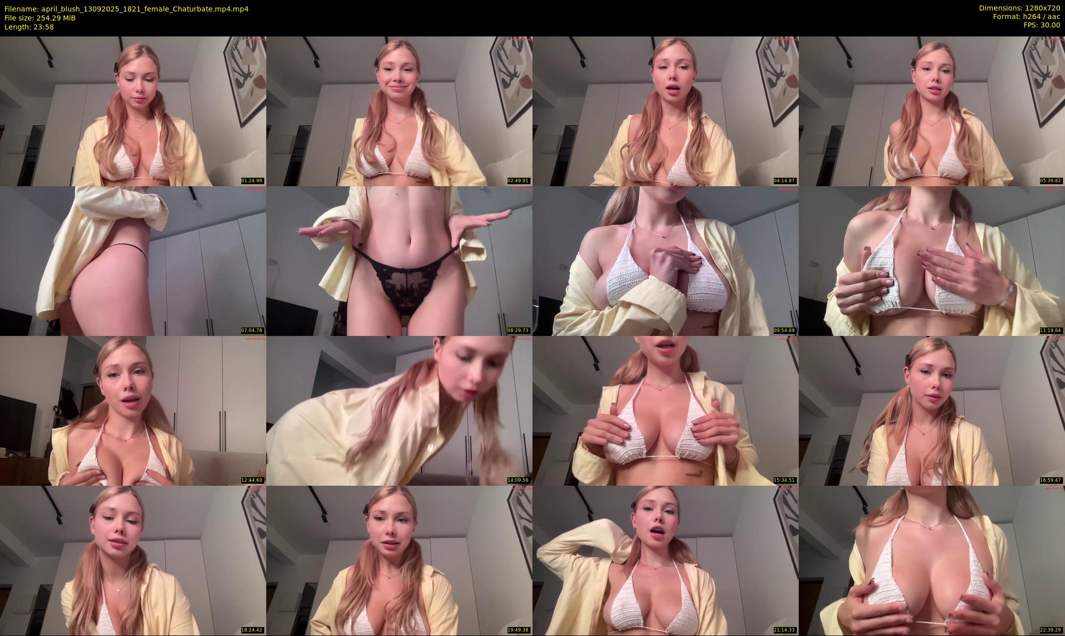 april_blush — 24 minute Chaturbate female cam show recording, 720p, Sep 13, 2025