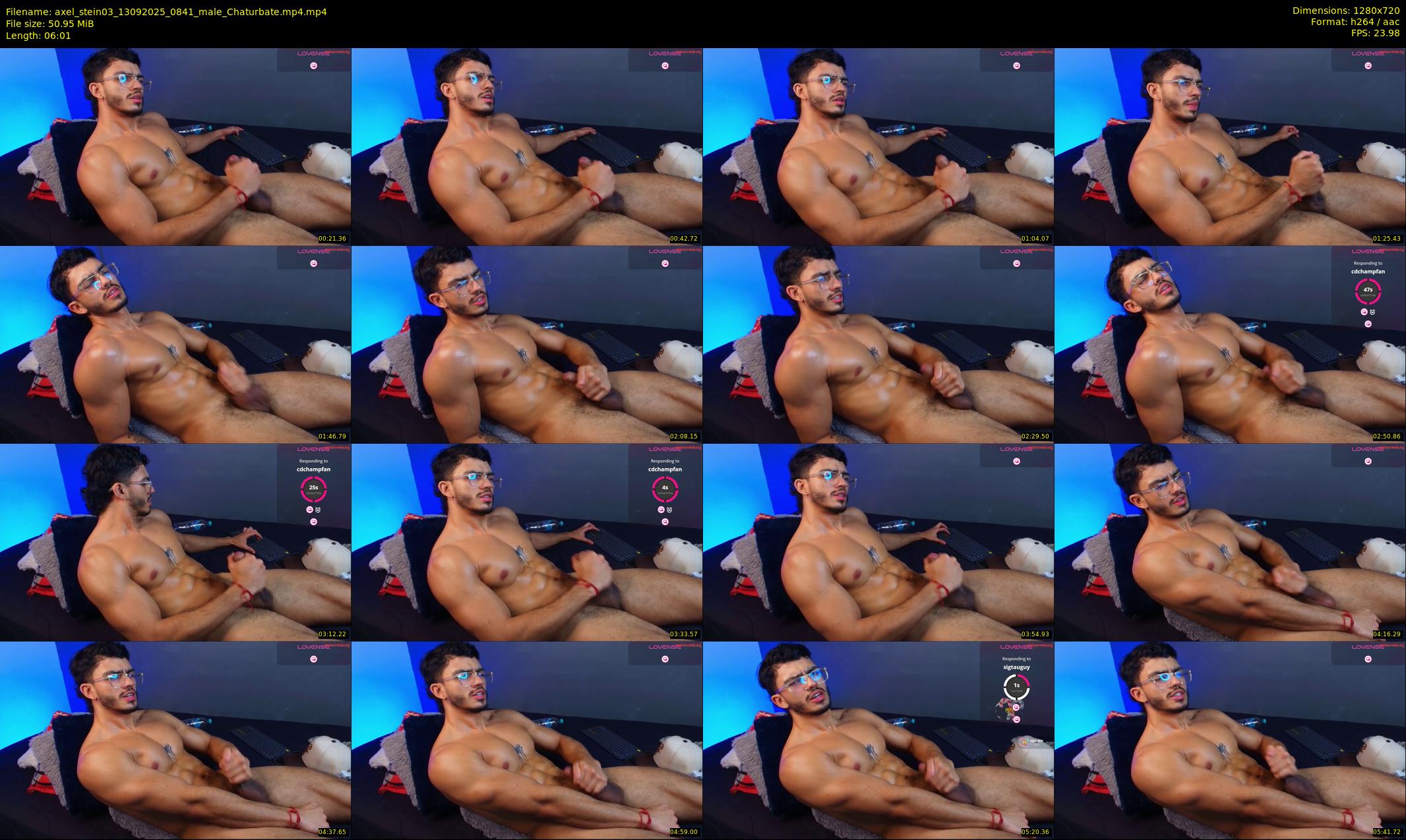 axel_stein03 — 7 minute Chaturbate male cam show recording, 720p, Sep 13, 2025
