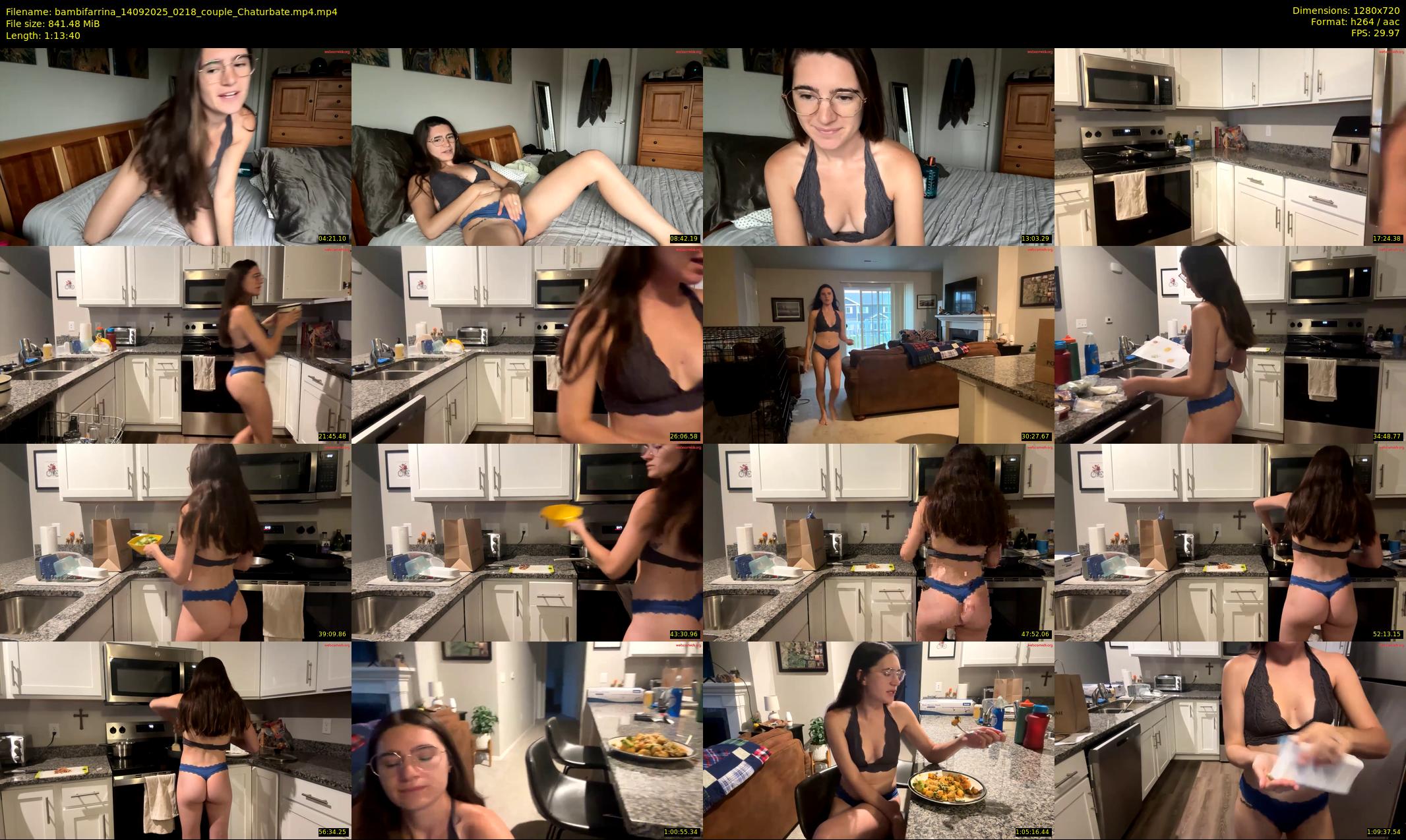 bambifarrina — 74 minute Chaturbate couple cam show recording, 720p, Sep 14, 2025
