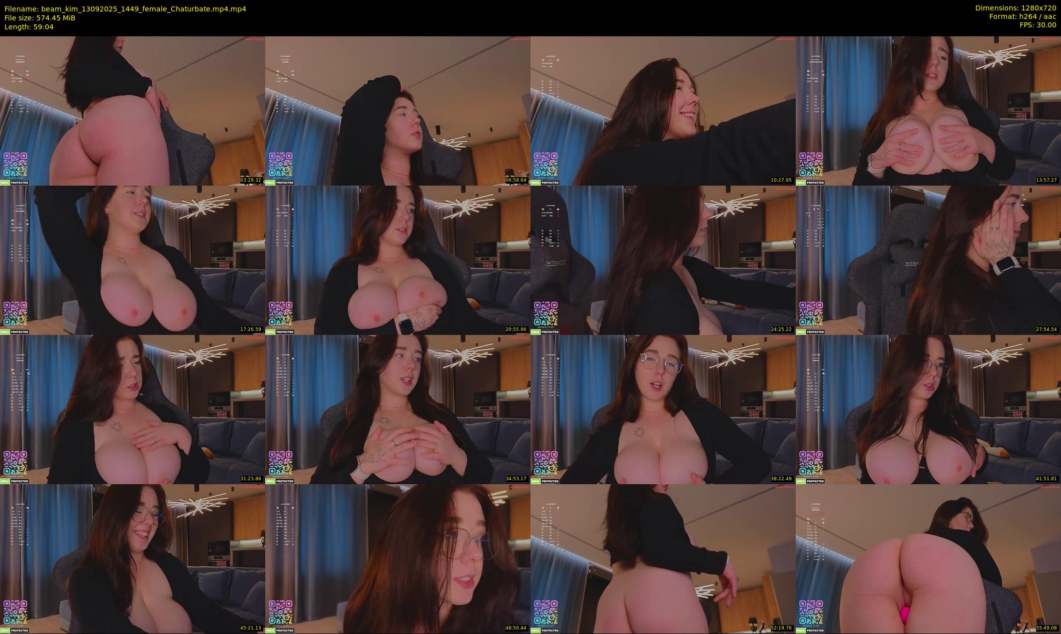 beam_kim — 60 minute Chaturbate female cam show recording, 720p, Sep 13, 2025