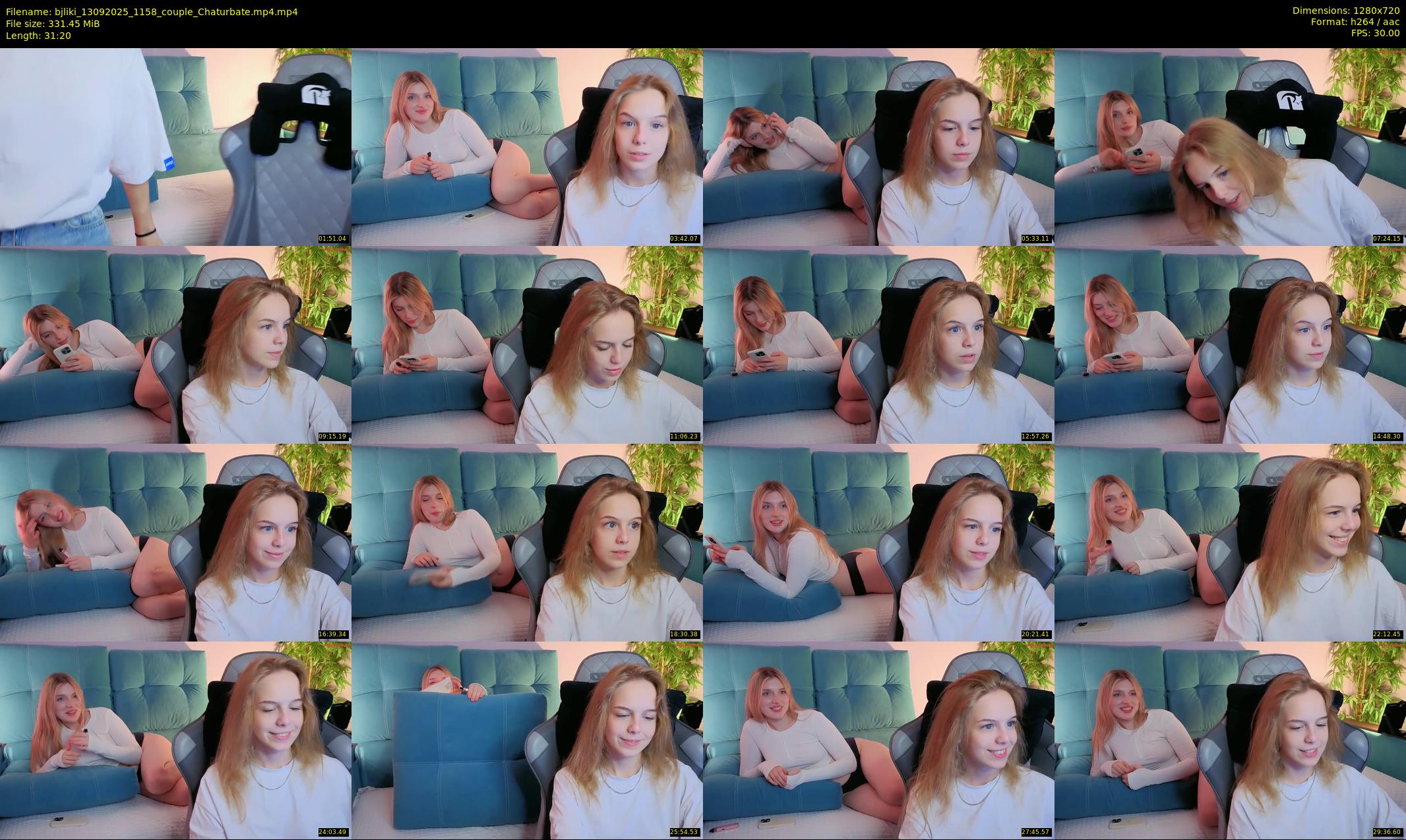 bjliki — 32 minute Chaturbate couple cam show recording, 720p, Sep 13, 2025
