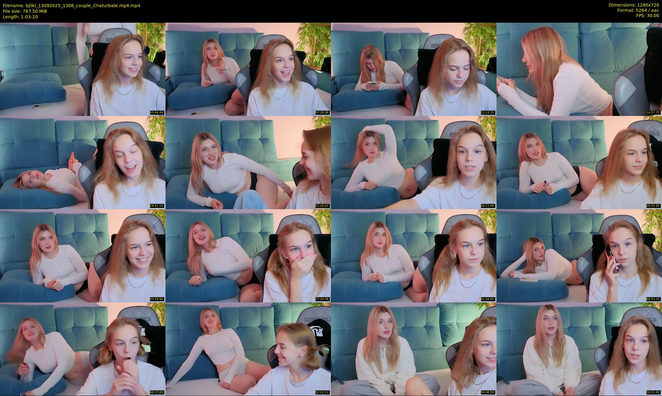 bjliki — 64 minute Chaturbate couple cam show recording, 720p, Sep 13, 2025