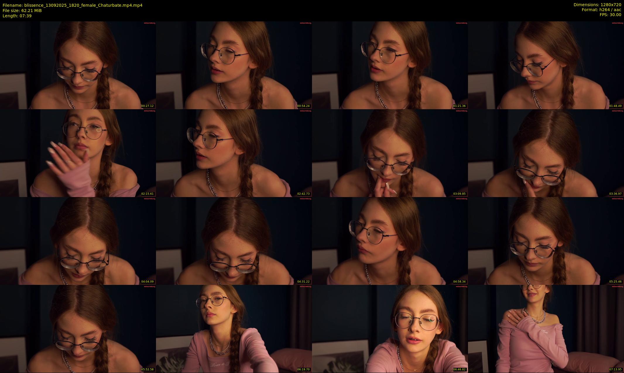 blissence — 8 minute Chaturbate female cam show recording, 720p, Sep 13, 2025