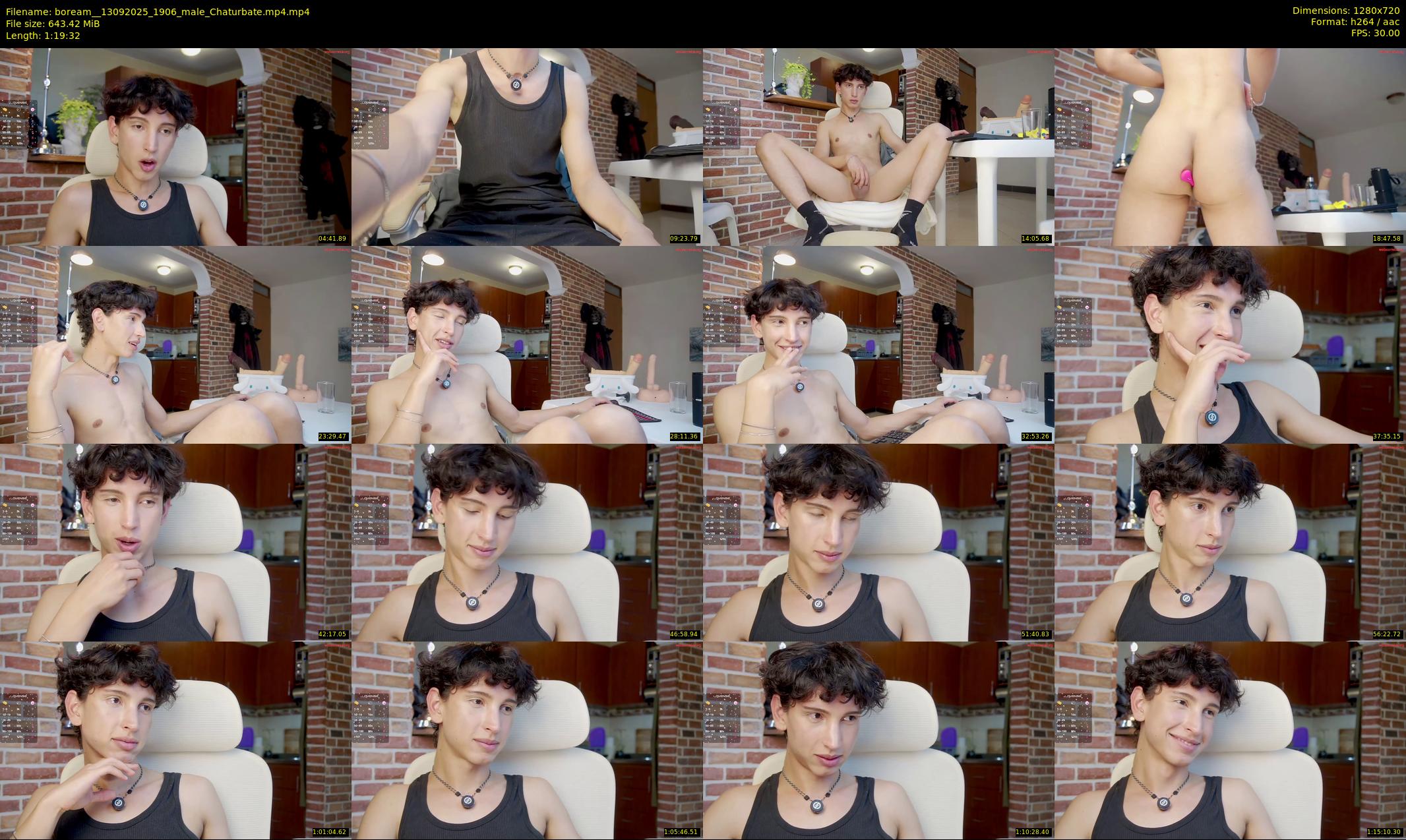 boream_ — 80 minute Chaturbate male cam show recording, 720p, Sep 13, 2025