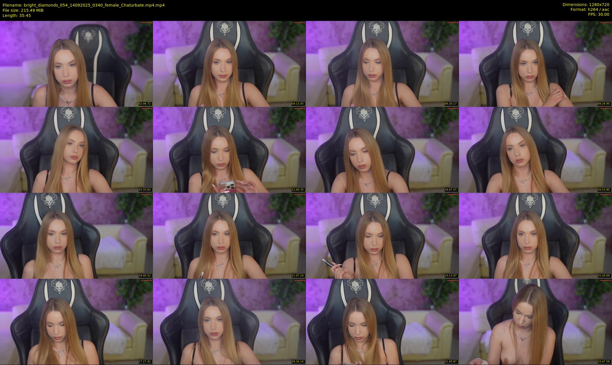 bright_diamonds_054 — 36 minute Chaturbate couple cam show recording, 720p, Sep 14, 2025