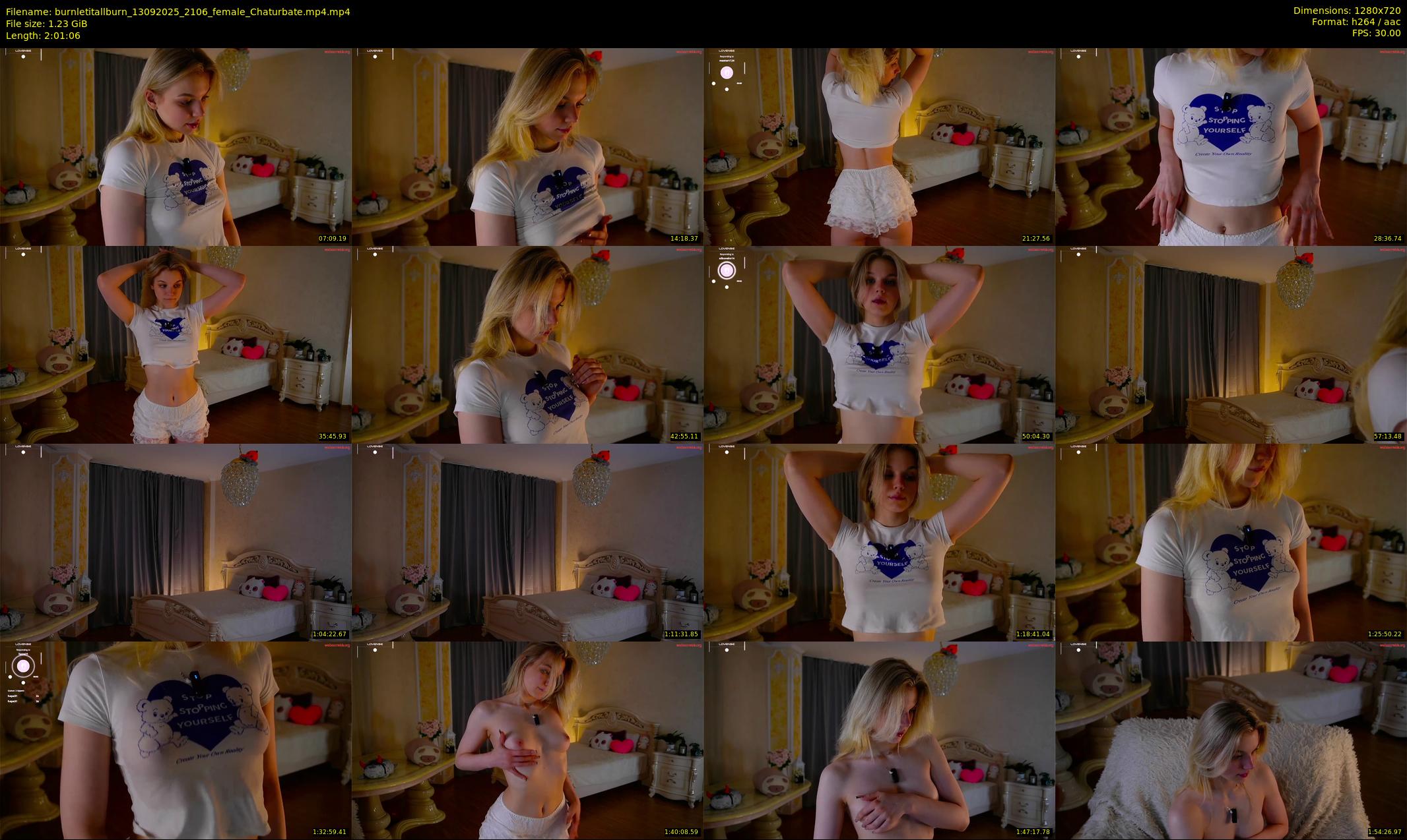 burnletitallburn — 122 minute Chaturbate female cam show recording, 720p, Sep 13, 2025