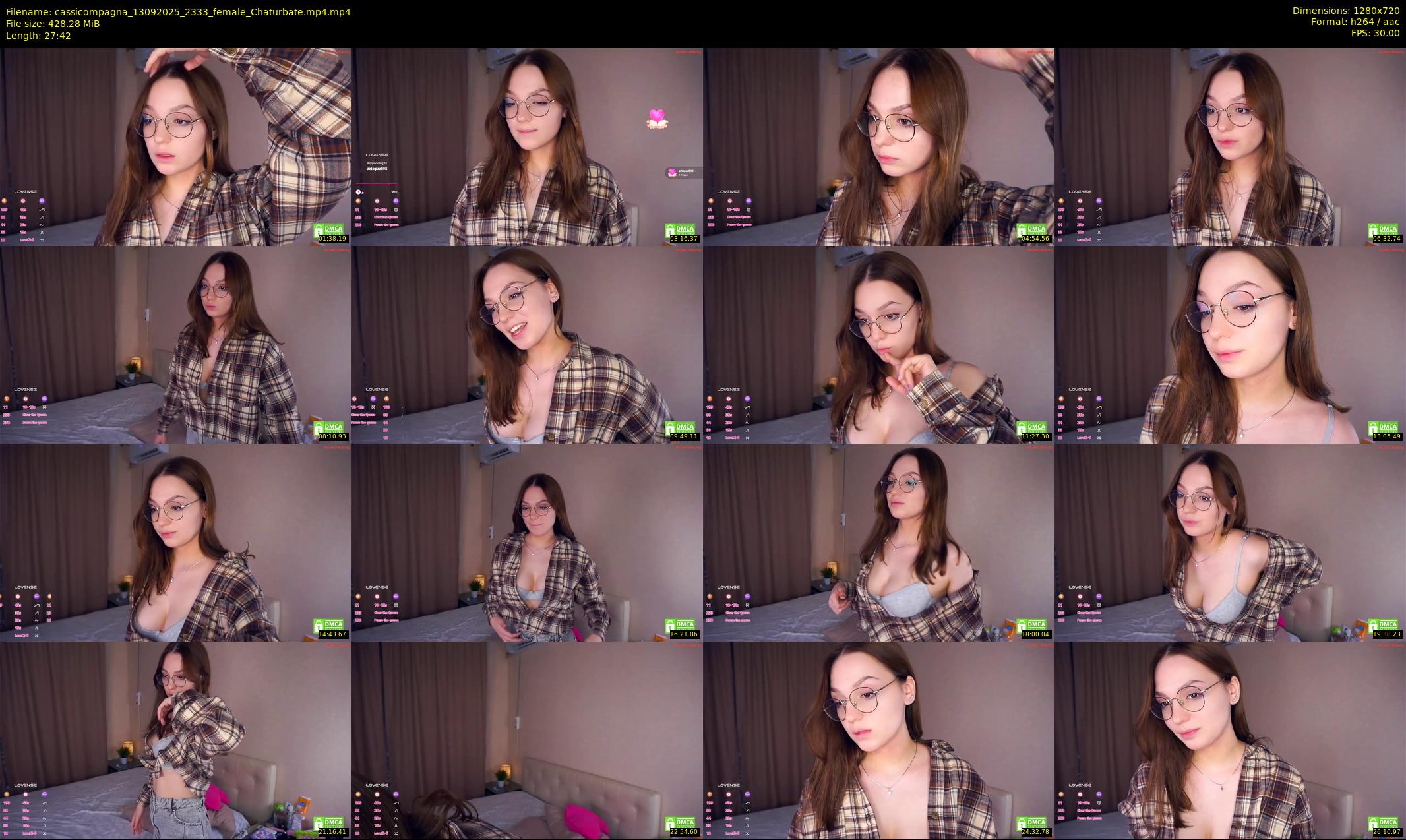 cassicompagna — 28 minute Chaturbate female cam show recording, 720p, Sep 13, 2025