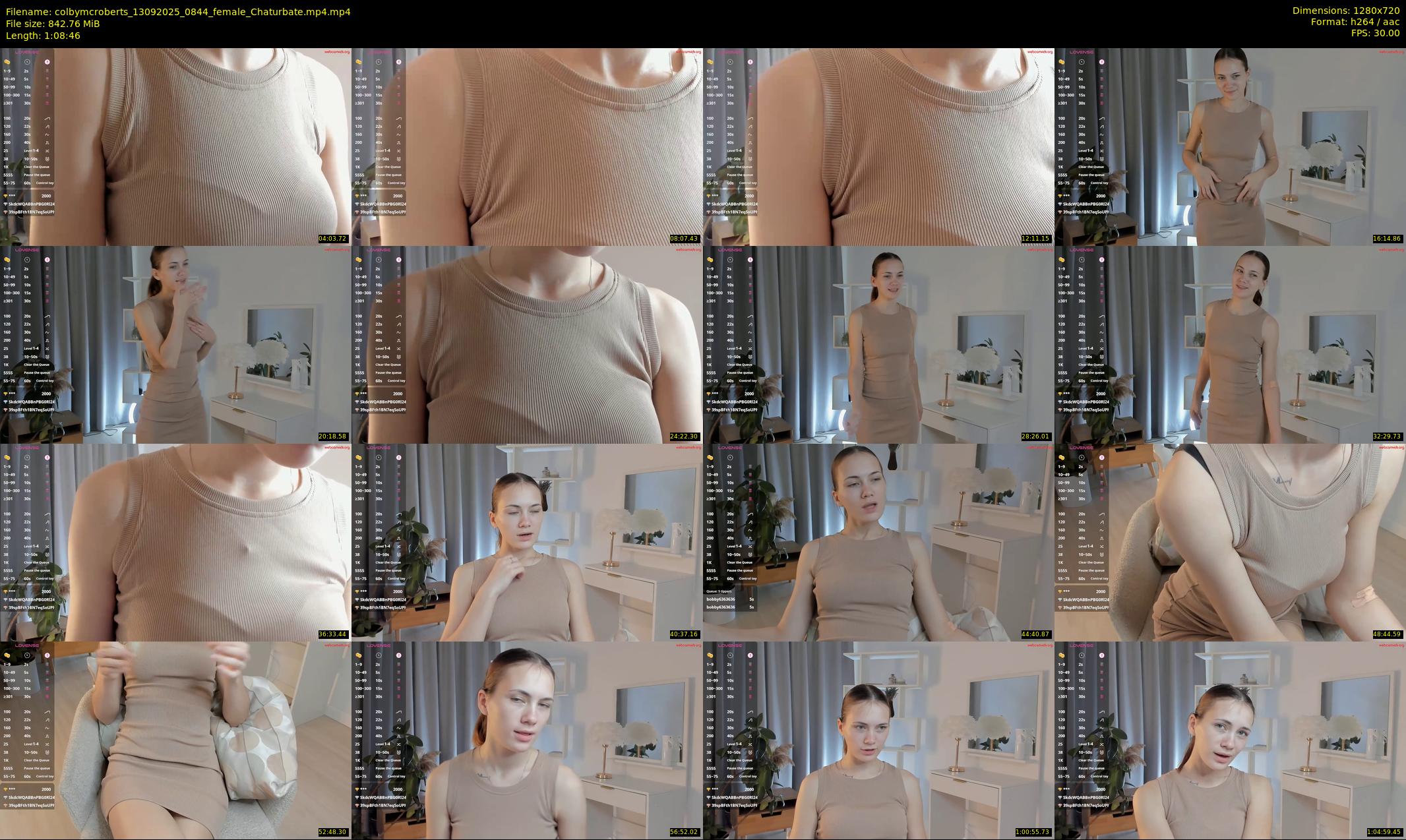 colbymcroberts — 69 minute Chaturbate female cam show recording, 720p, Sep 13, 2025