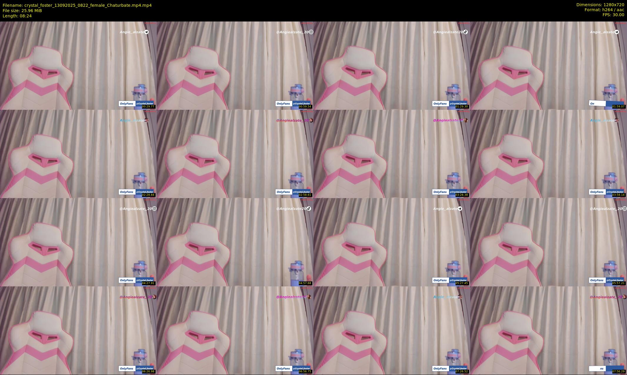 crystal_foster — 9 minute Chaturbate female cam show recording, 720p, Sep 13, 2025