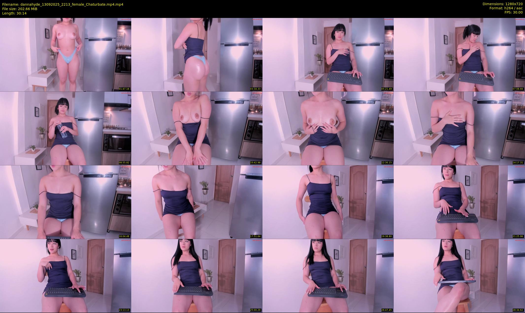 dannahyde — 31 minute Chaturbate female cam show recording, 720p, Sep 13, 2025