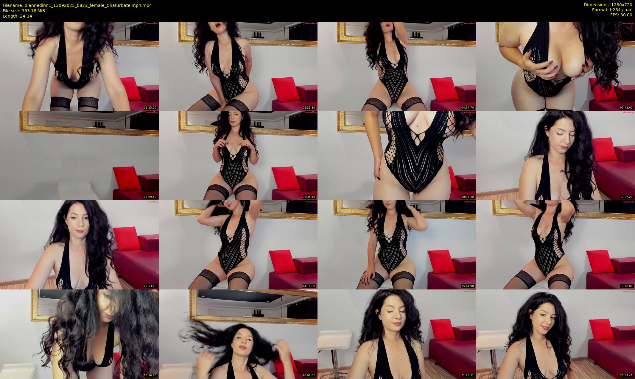 diannedinn1 — 25 minute Chaturbate female cam show recording, 720p, Sep 13, 2025