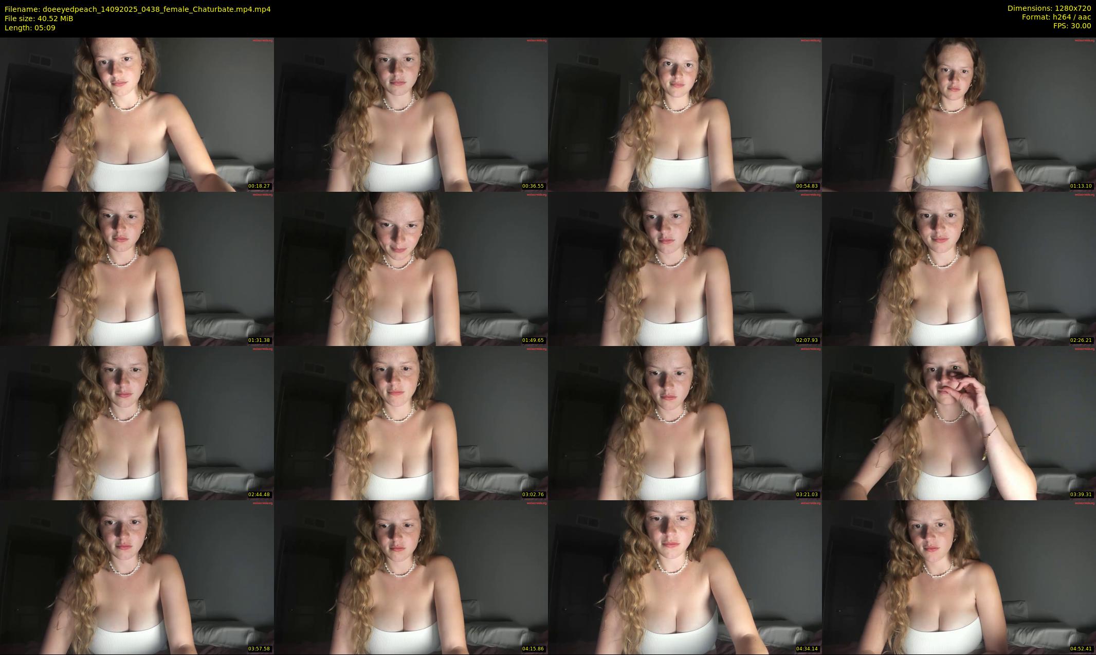 doeeyedpeach — 6 minute Chaturbate female cam show recording, 720p, Sep 14, 2025